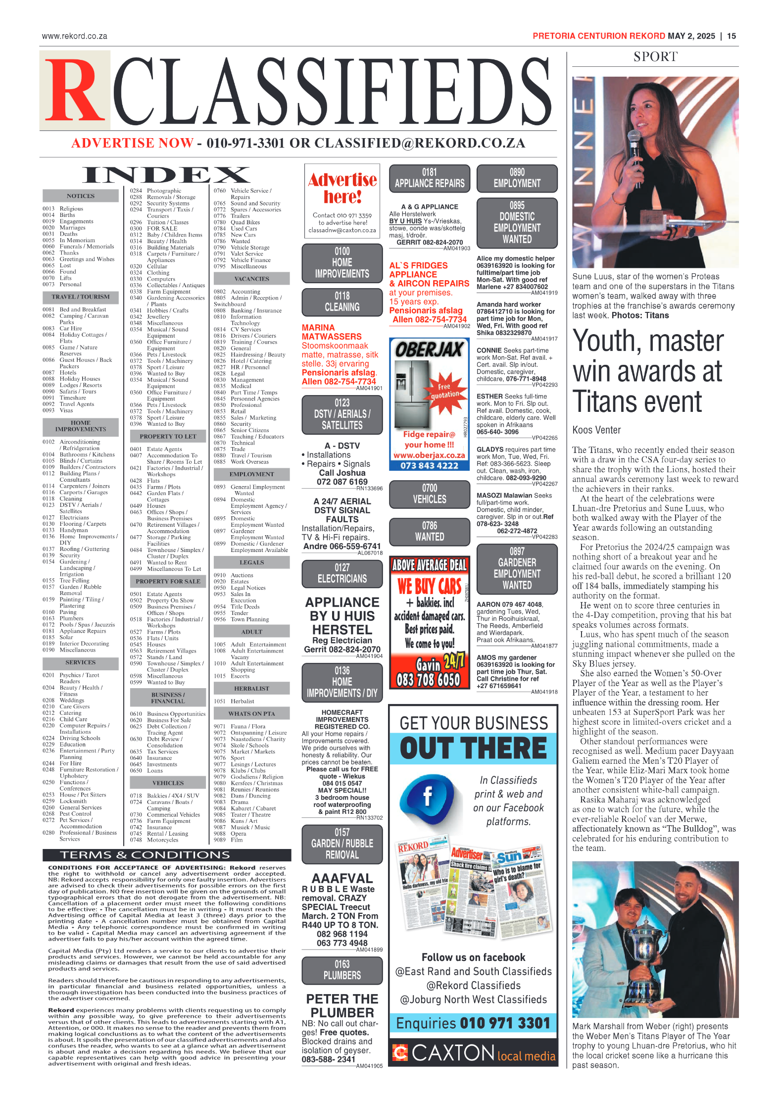 Rekord Centurion 2 May 2025 page 7