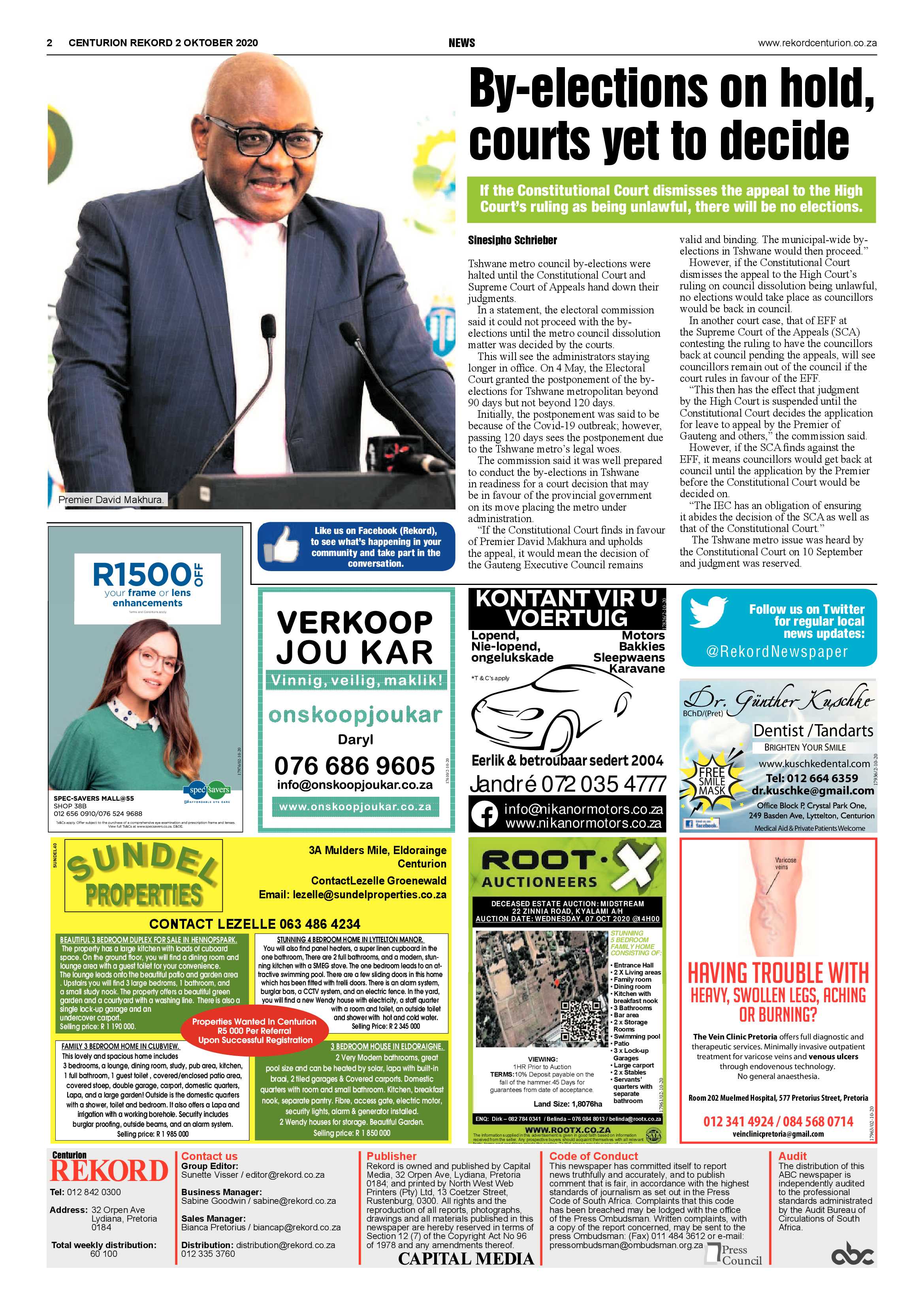 Rekord Centurion 2 October 2020 page 2