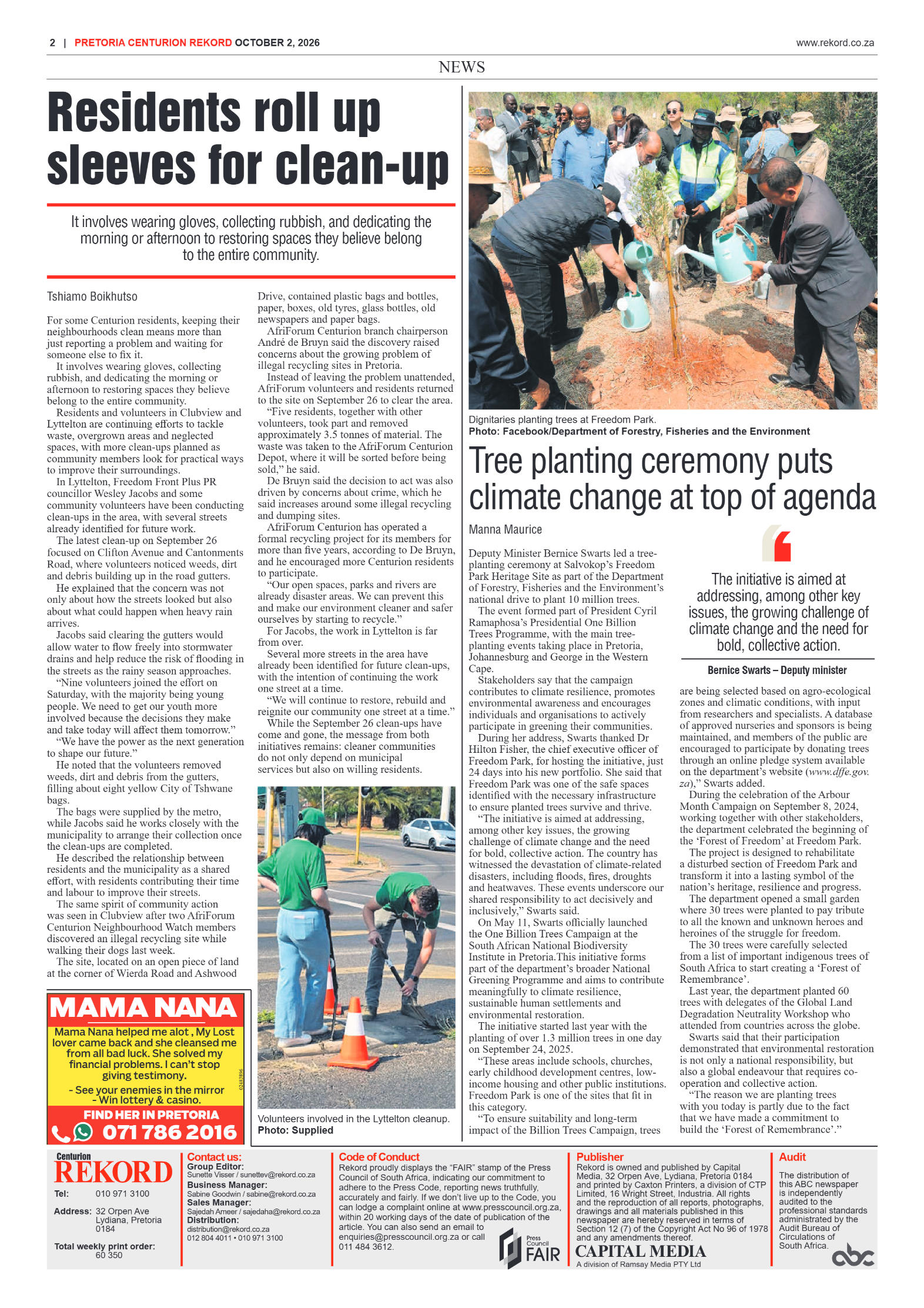Rekord Centurion 2 October 2026 page 2