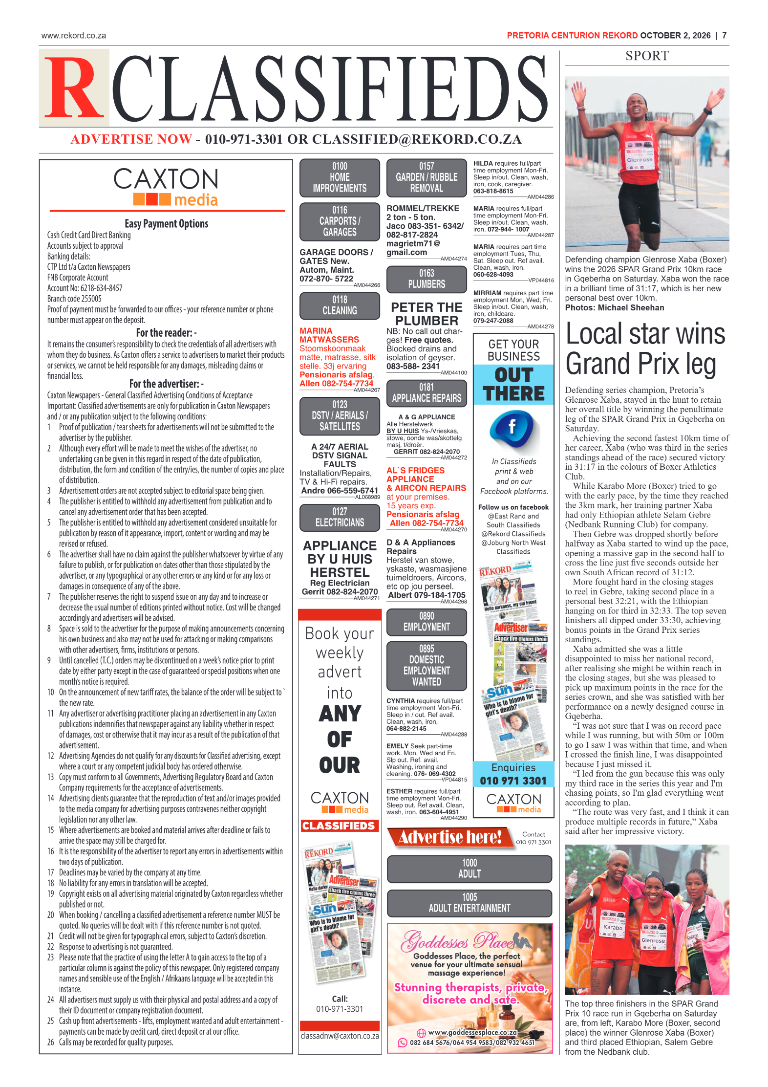 Rekord Centurion 2 October 2026 page 7