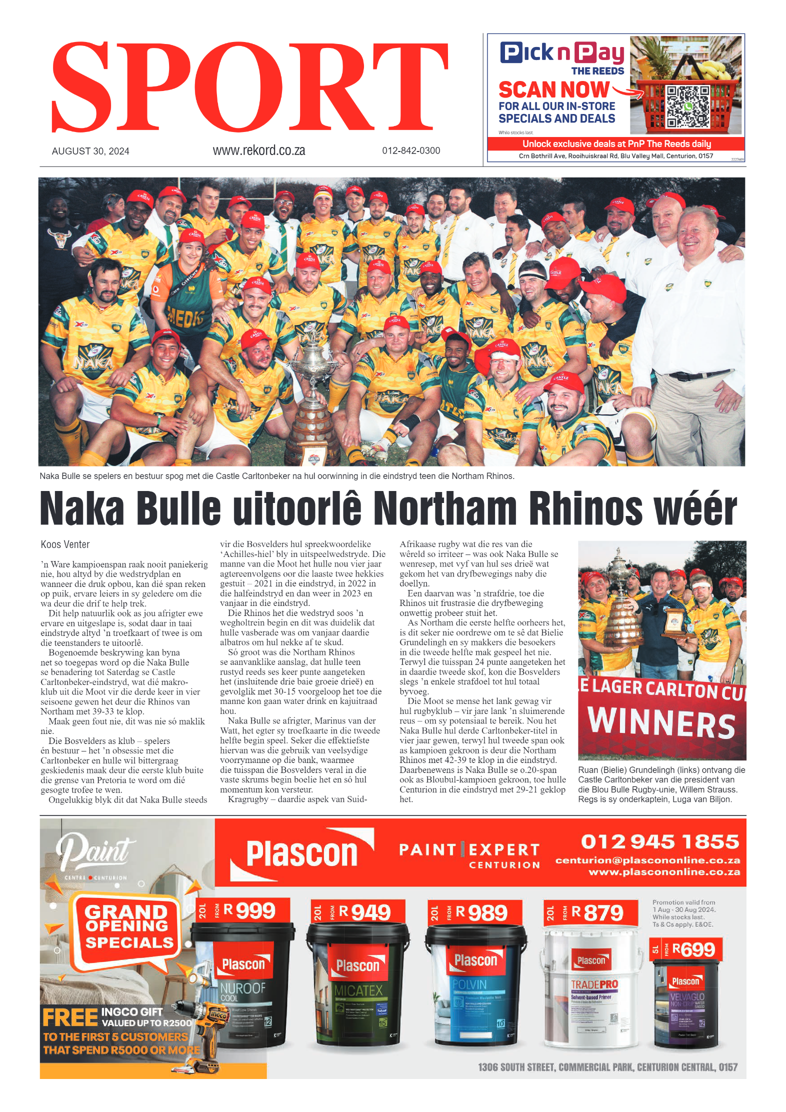 Rekord Centurion 30 August 2024 page 8