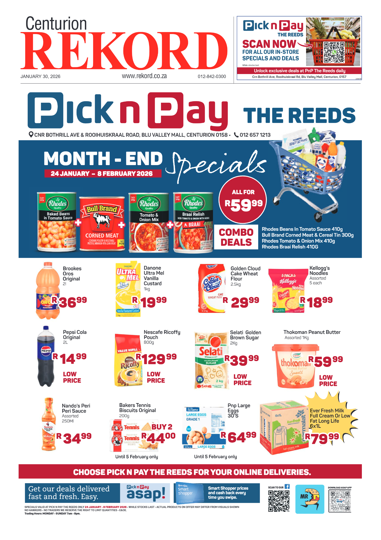 Rekord Centurion 30 January 2026 page 1