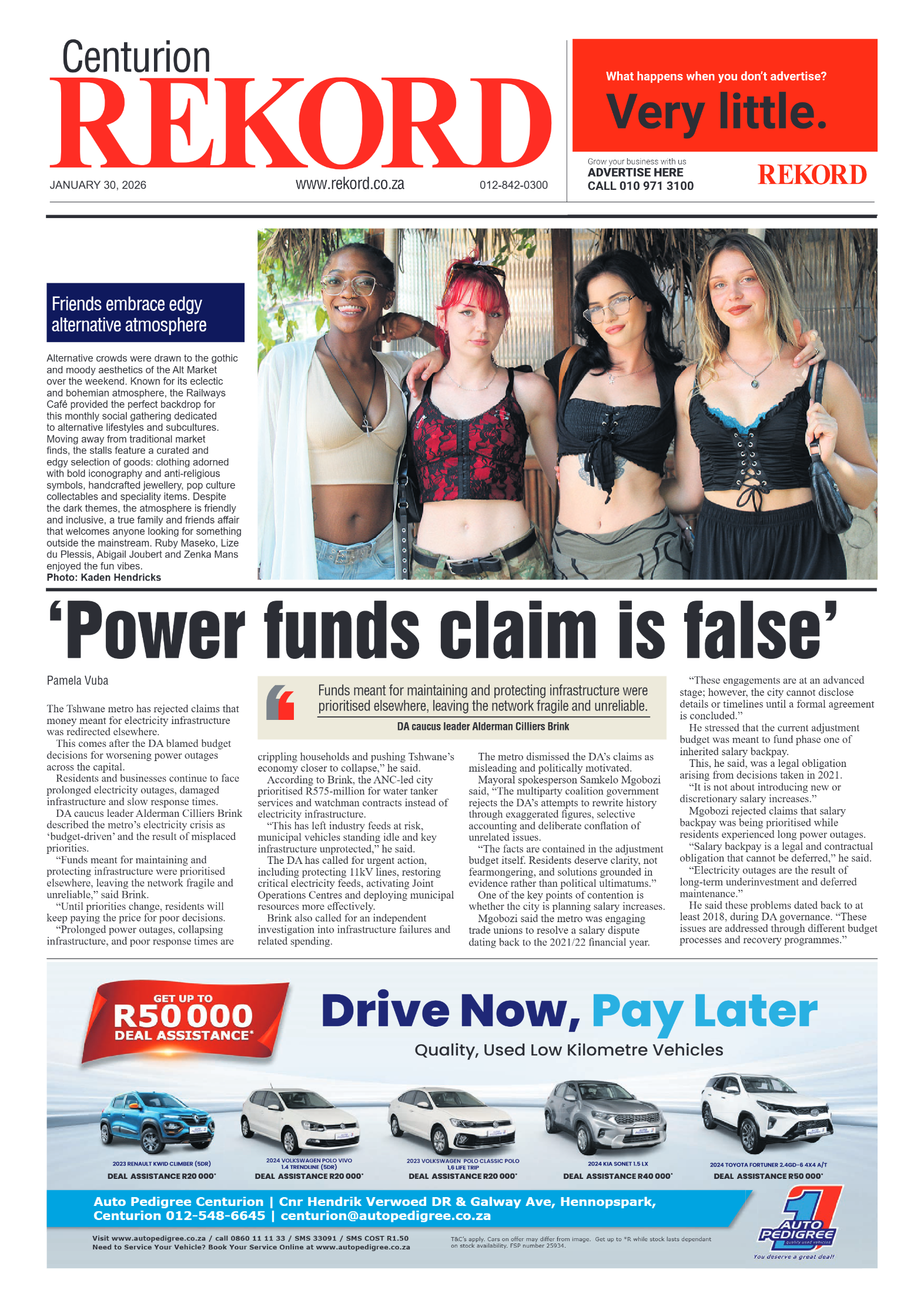 Rekord Centurion 30 January 2026 page 3