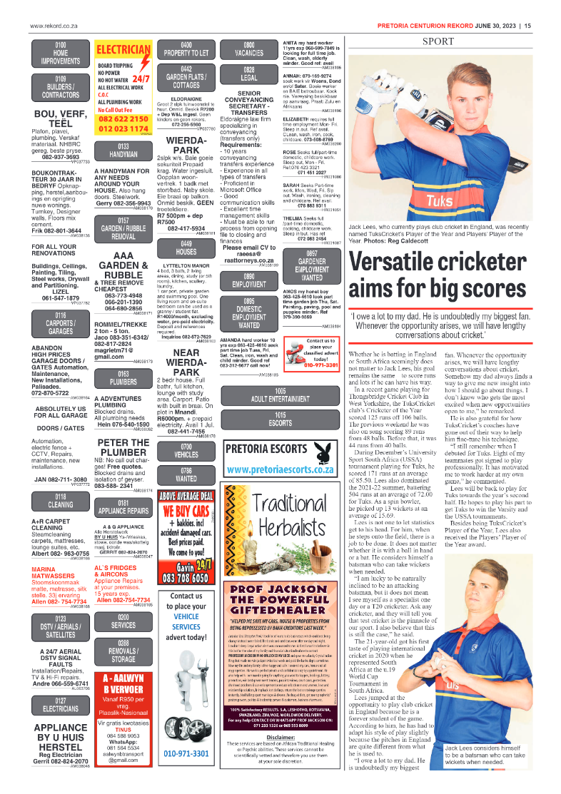 Rekord Centurion 30 June 2023 page 15