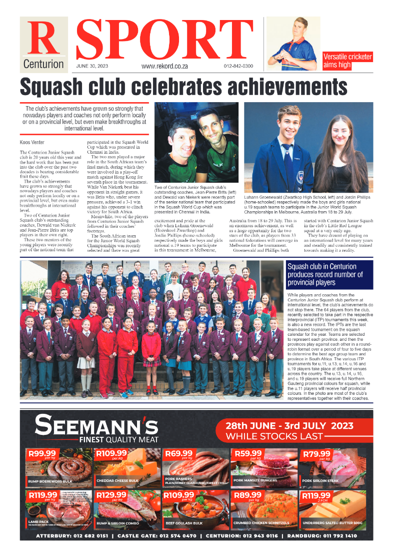 Rekord Centurion 30 June 2023 page 16