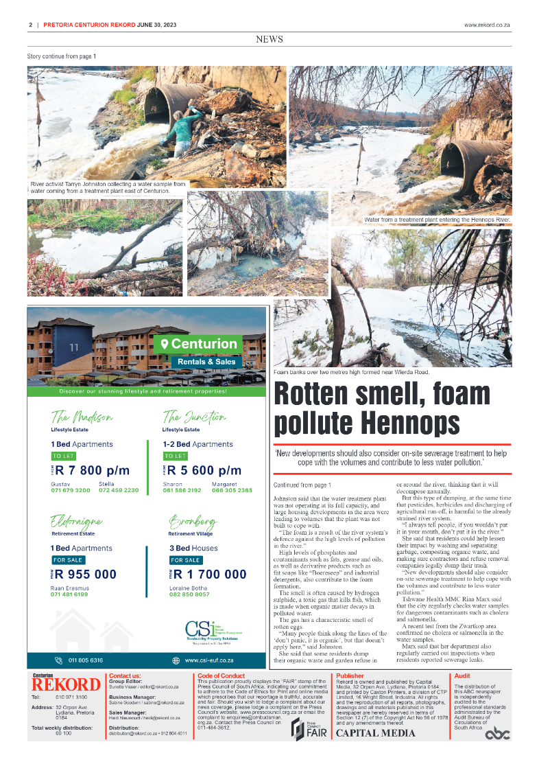 Rekord Centurion 30 June 2023 page 2