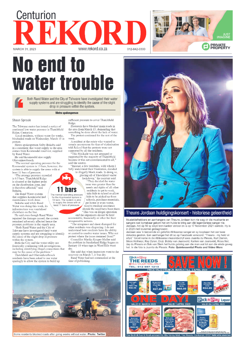 Rekord Centurion 31 March 2023 page 1
