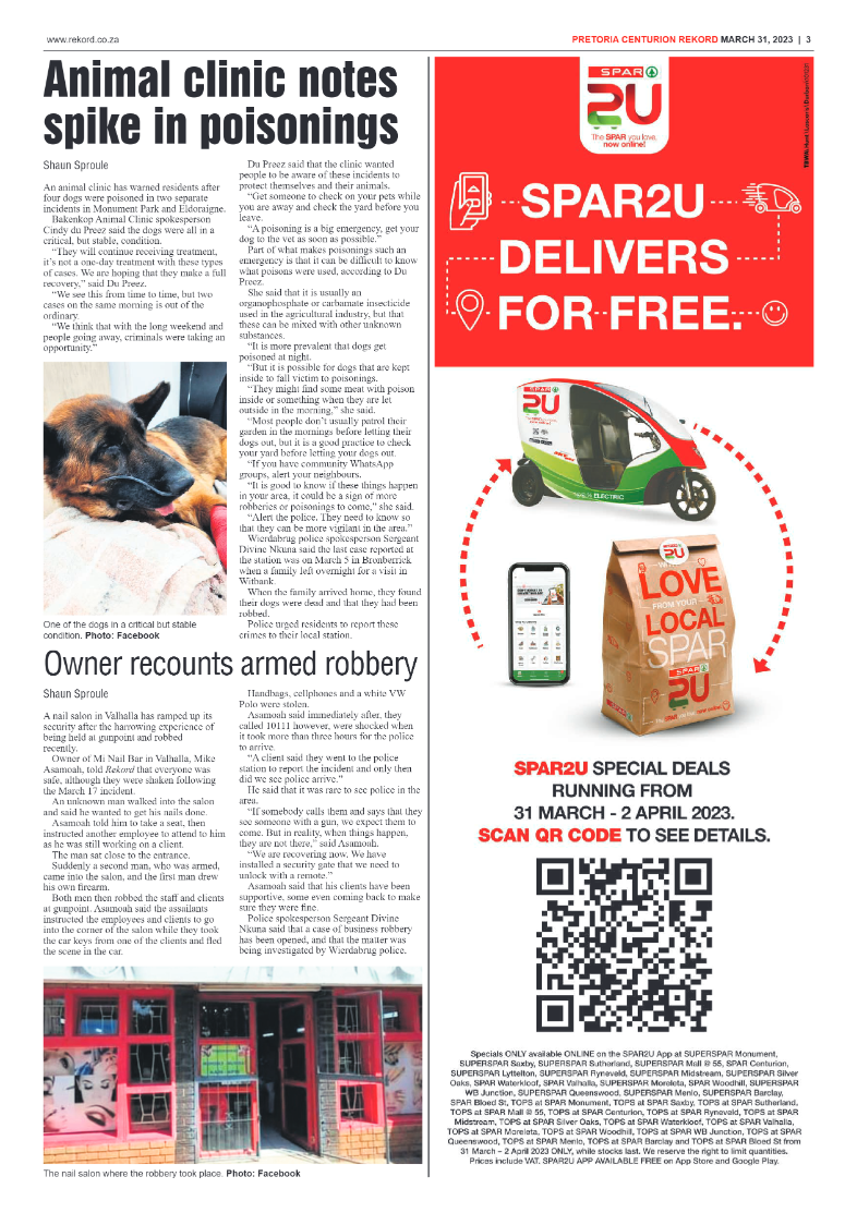 Rekord Centurion 31 March 2023 page 3