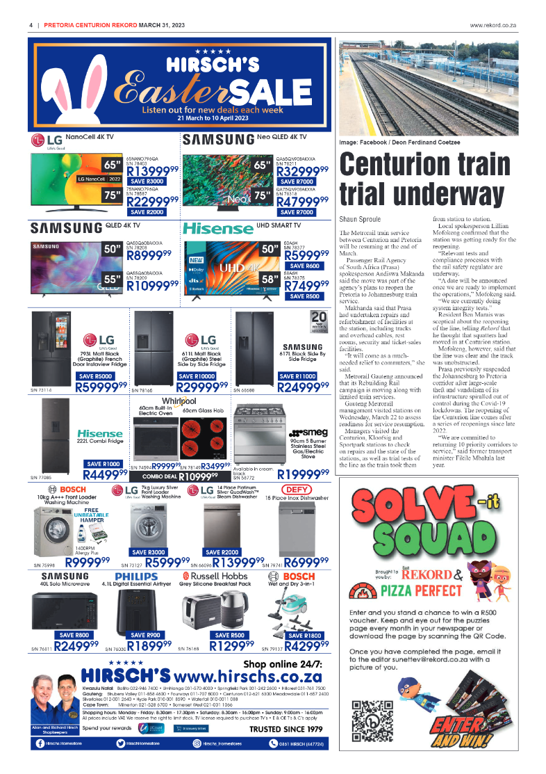 Rekord Centurion 31 March 2023 page 4