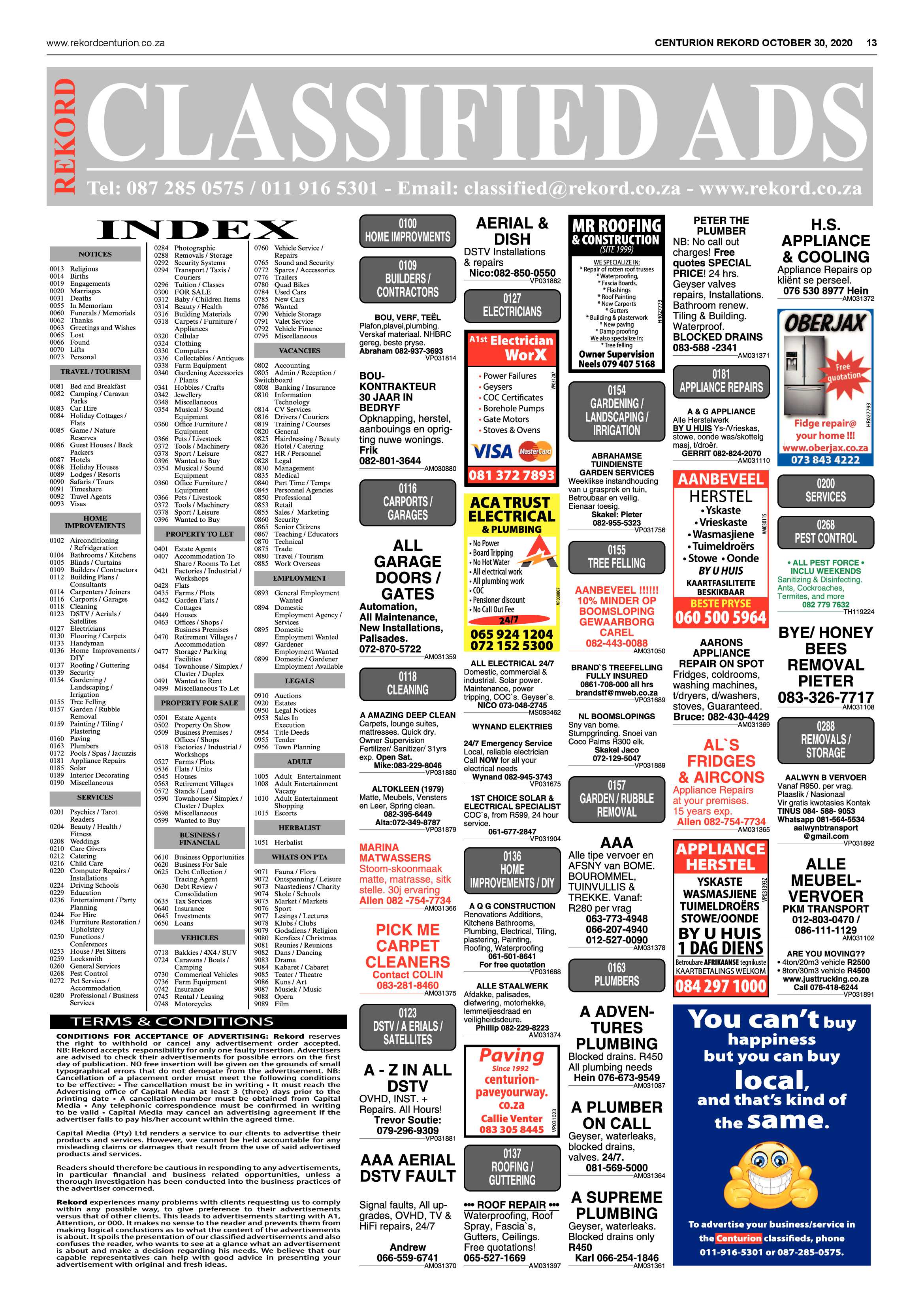 Rekord Centurion 30 October 2020 page 13