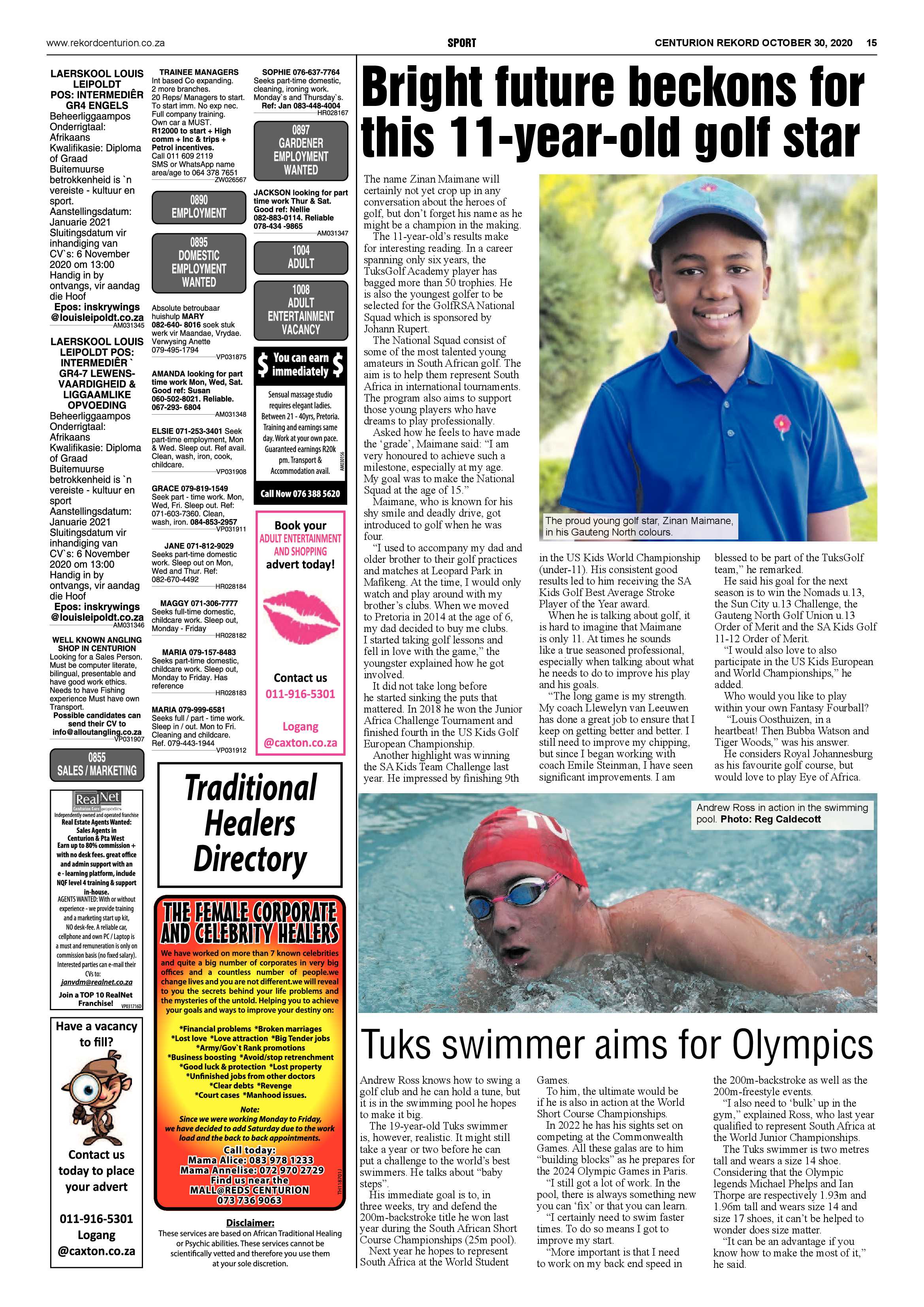 Rekord Centurion 30 October 2020 page 15
