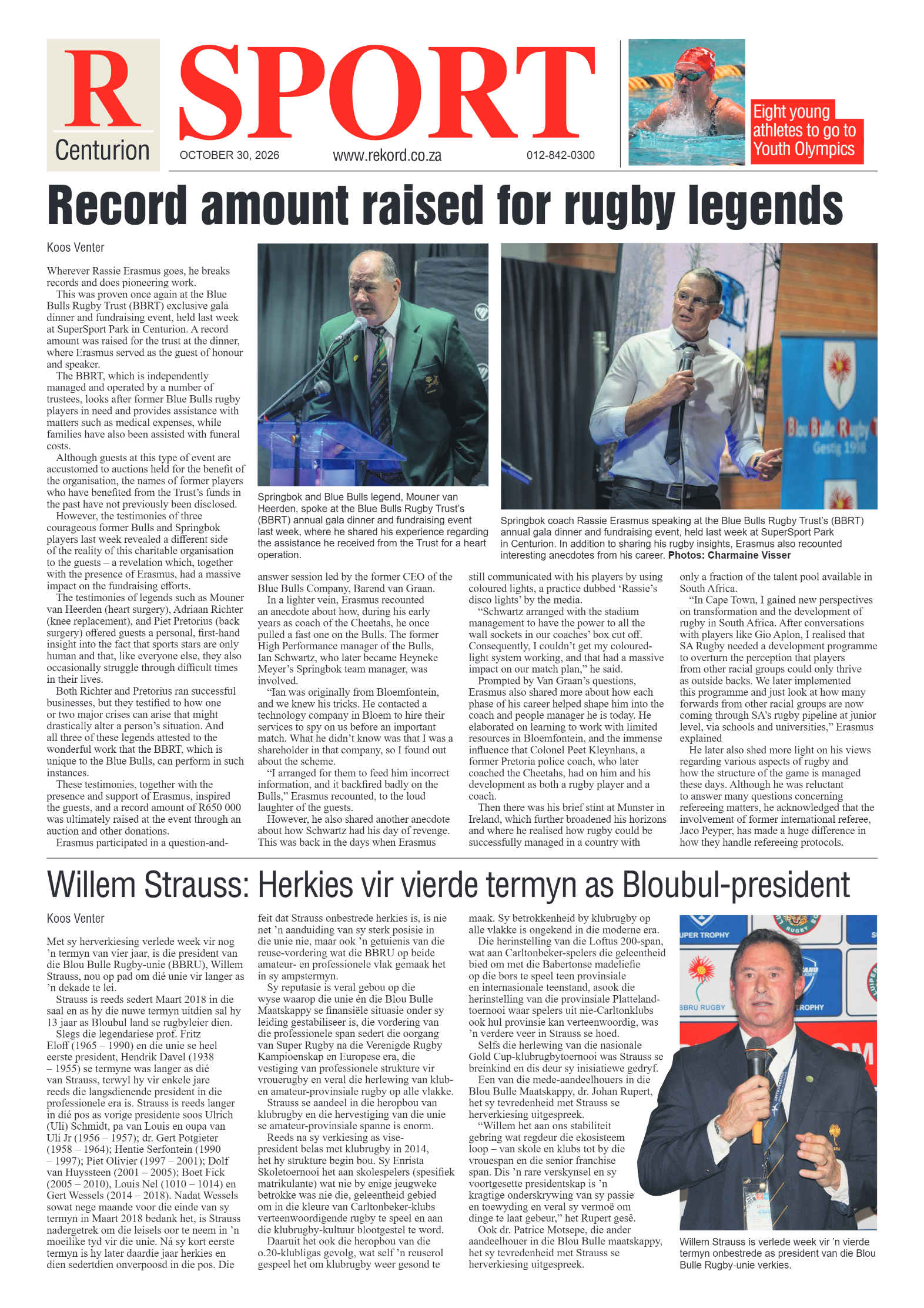 Rekord Centurion – 30 October 2026 page 8