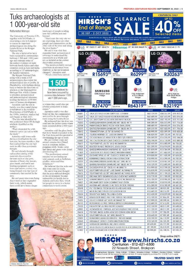 Rekord Centurion 30 September 2022 page 5