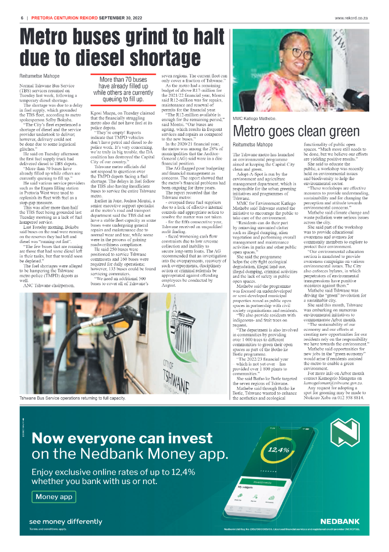 Rekord Centurion 30 September 2022 page 6