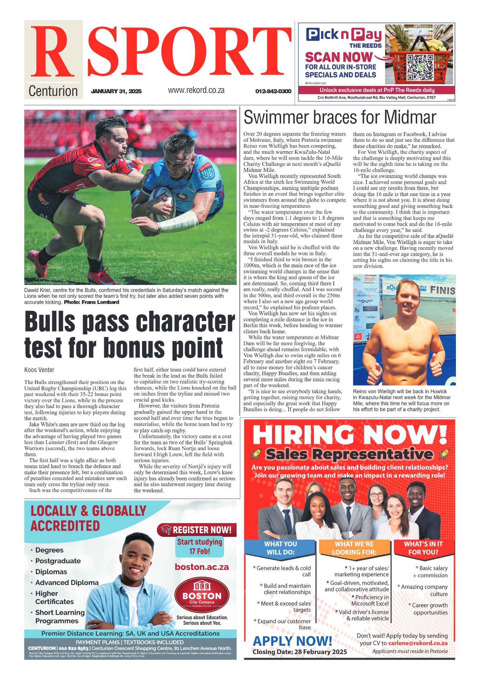 Rekord Centurion 31 January 2024 page 16