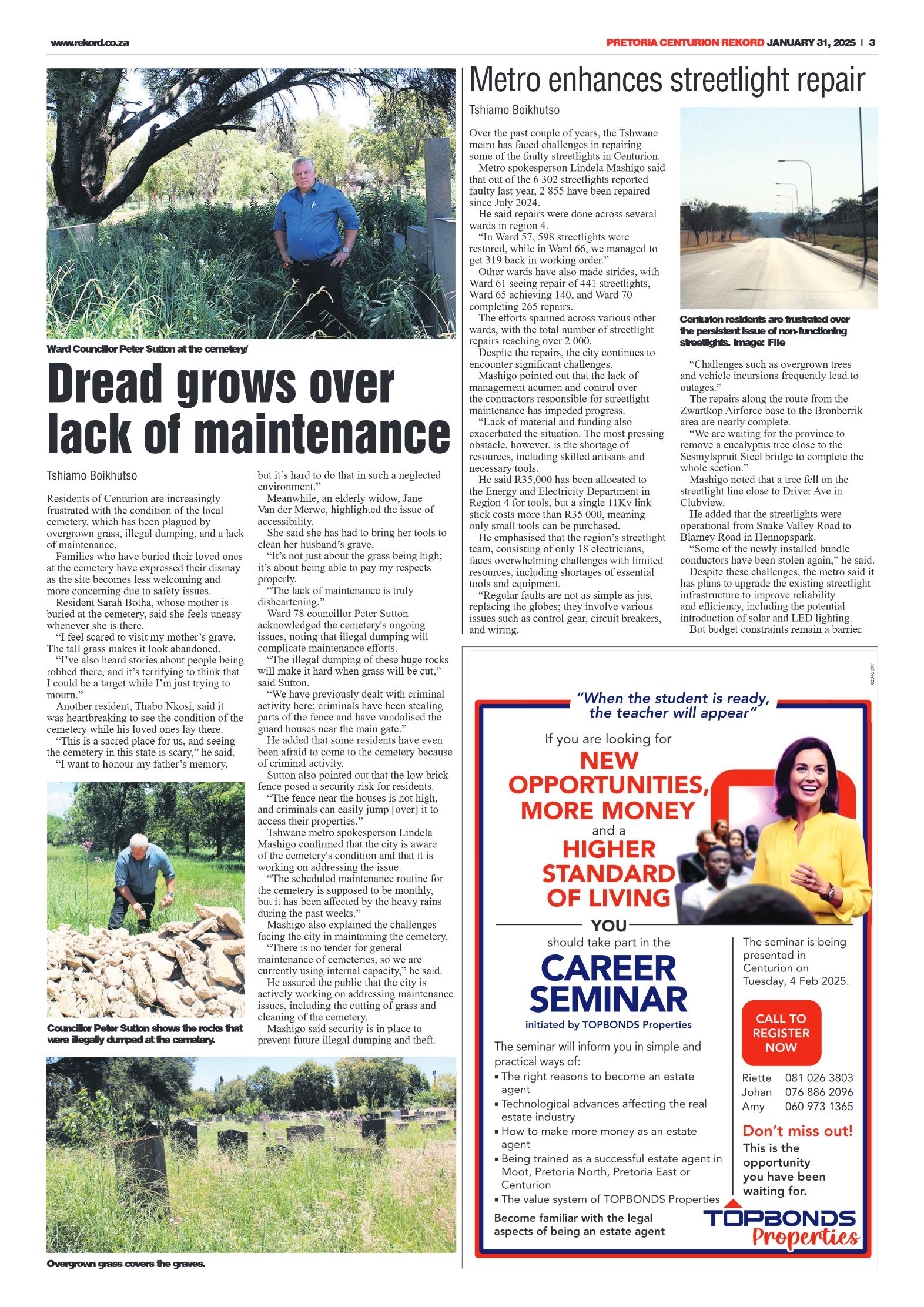 Rekord Centurion 31 January 2024 page 3