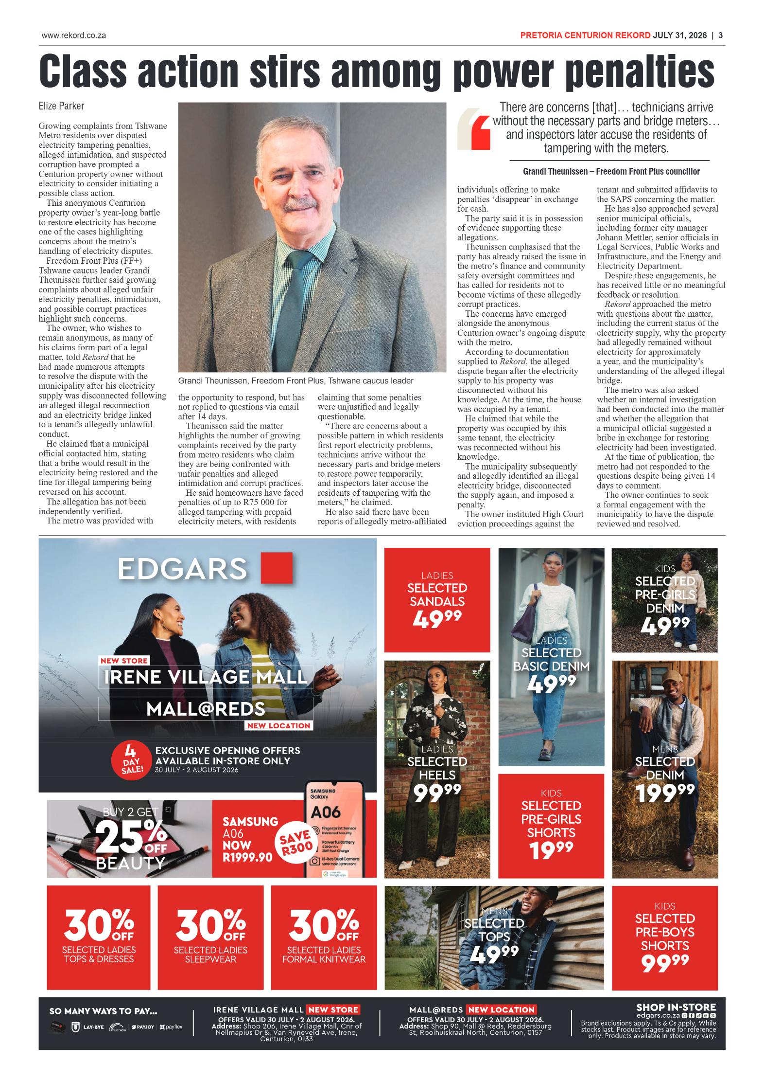 Rekord Centurion 31 July 2026 page 5