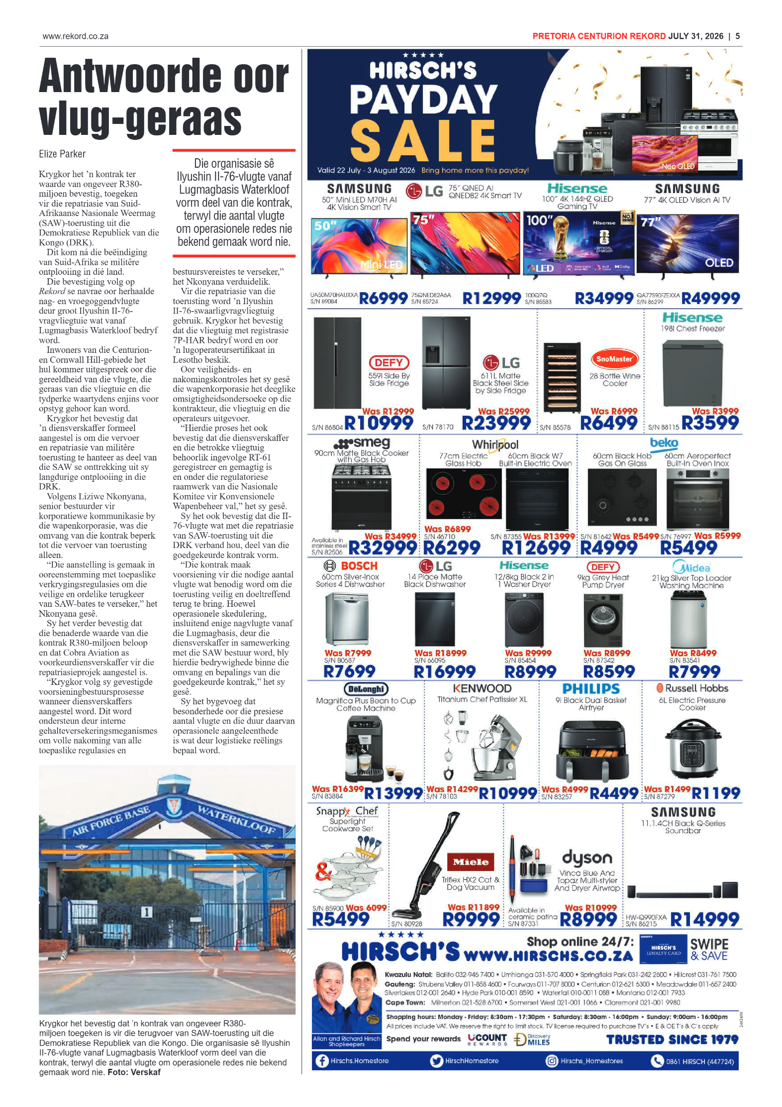 Rekord Centurion 31 July 2026 page 7