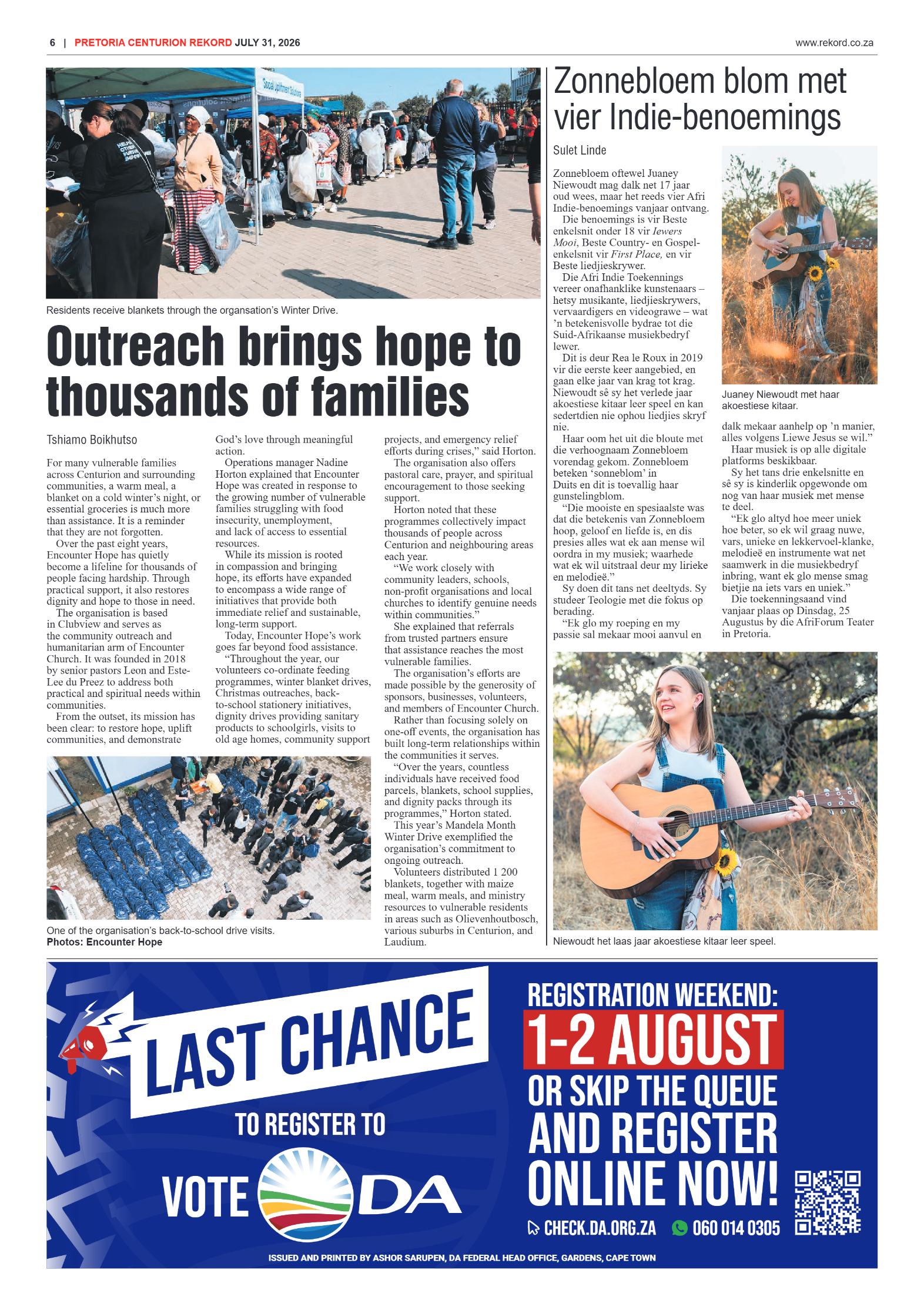 Rekord Centurion 31 July 2026 page 8