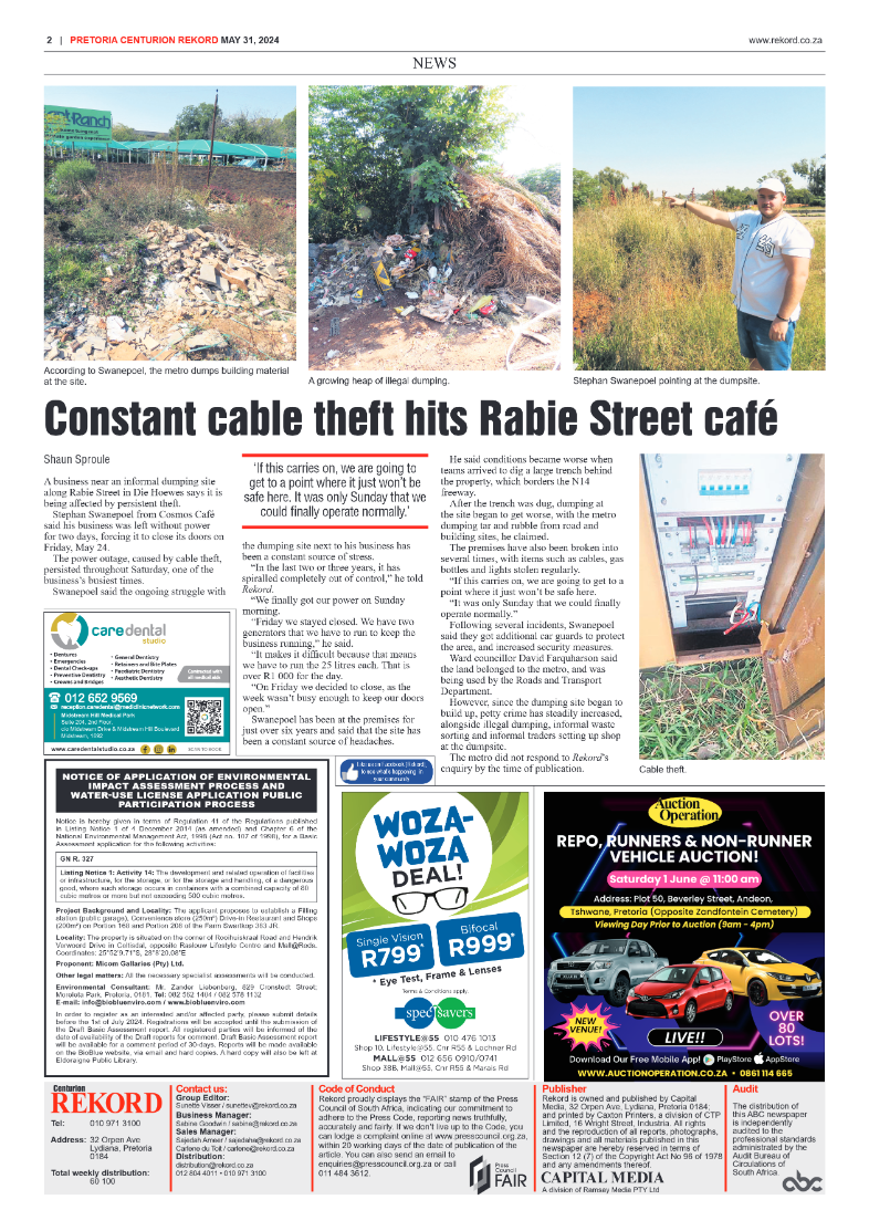 Rekord Centurion 31 May 2024 page 2