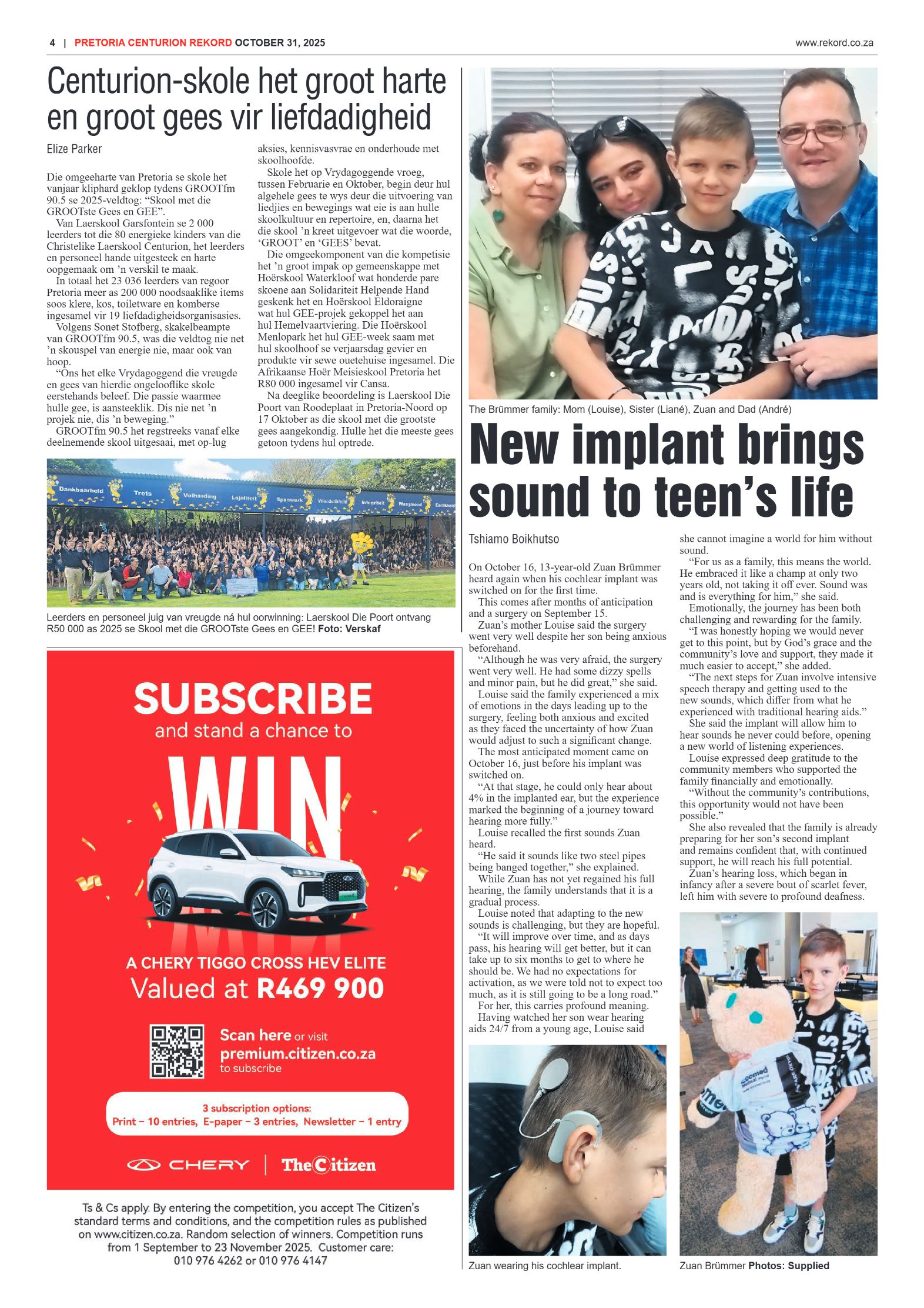 Rekord Centurion 31 October 2025 page 4