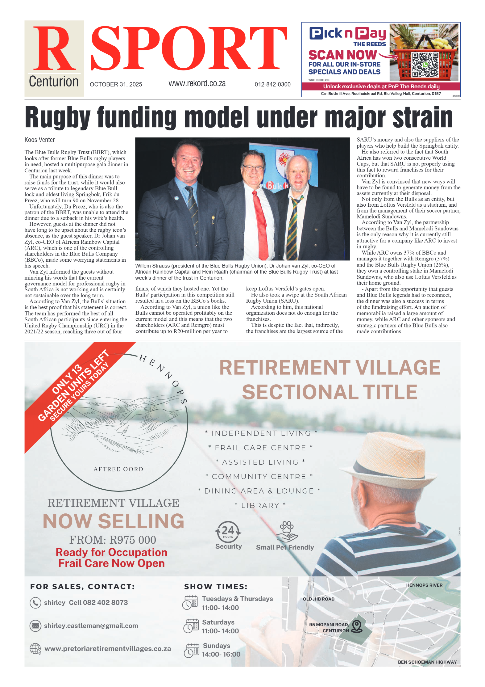 Rekord Centurion 31 October 2025 page 8