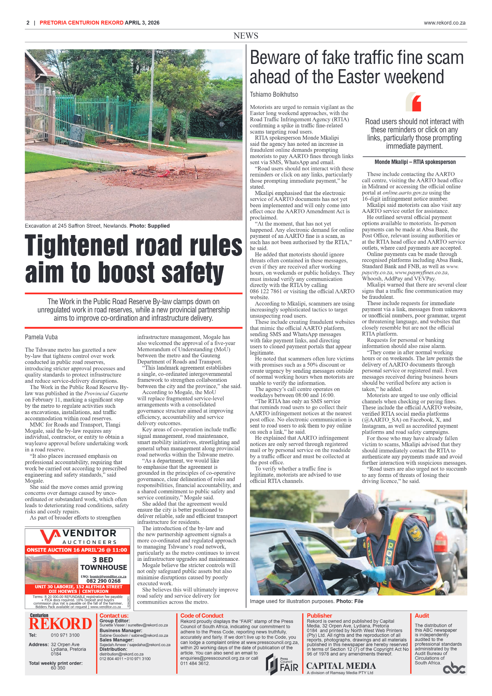 Rekord Centurion 3 April 2026 page 2