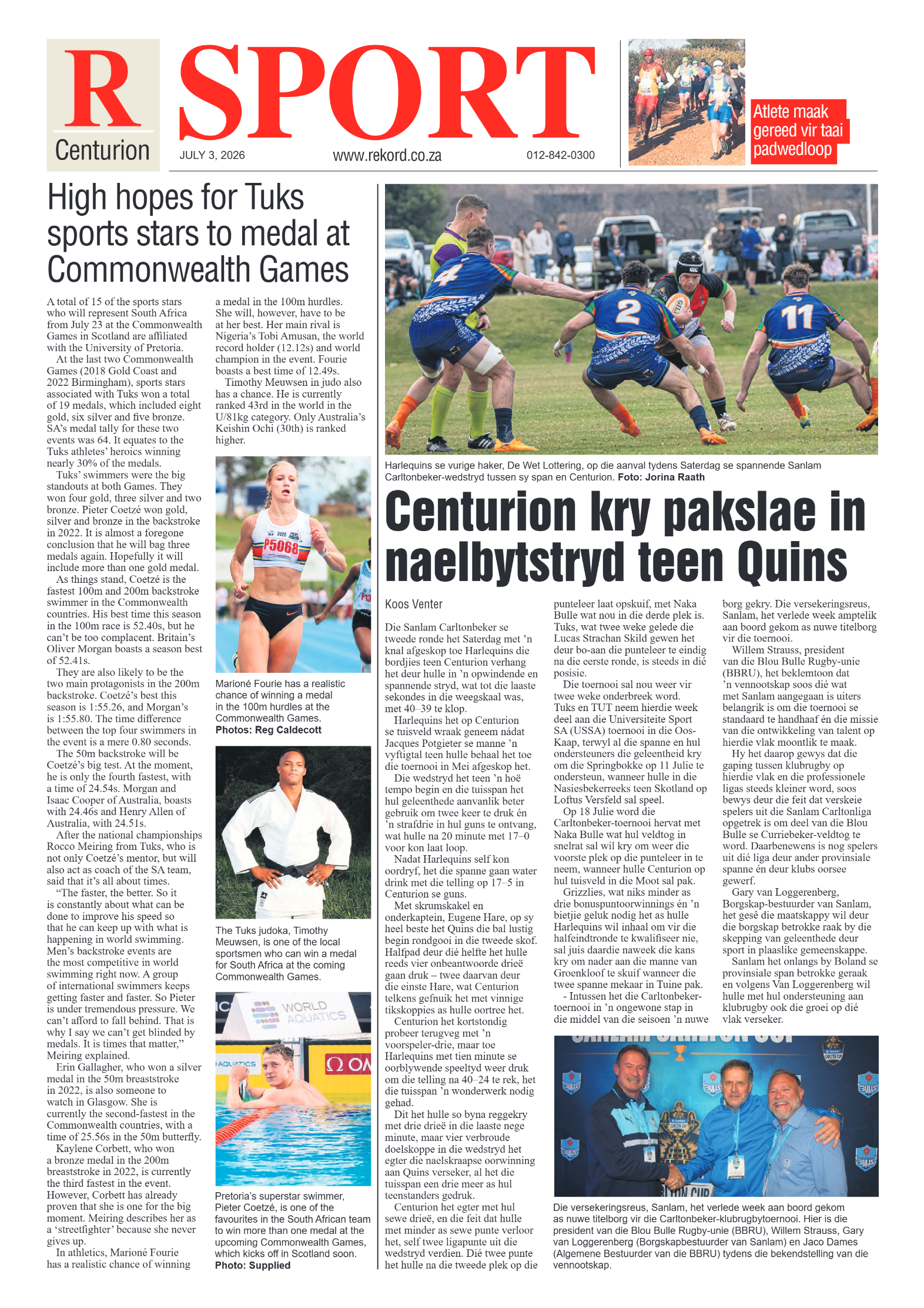 Rekord Centurion 3 July 2026 page 8