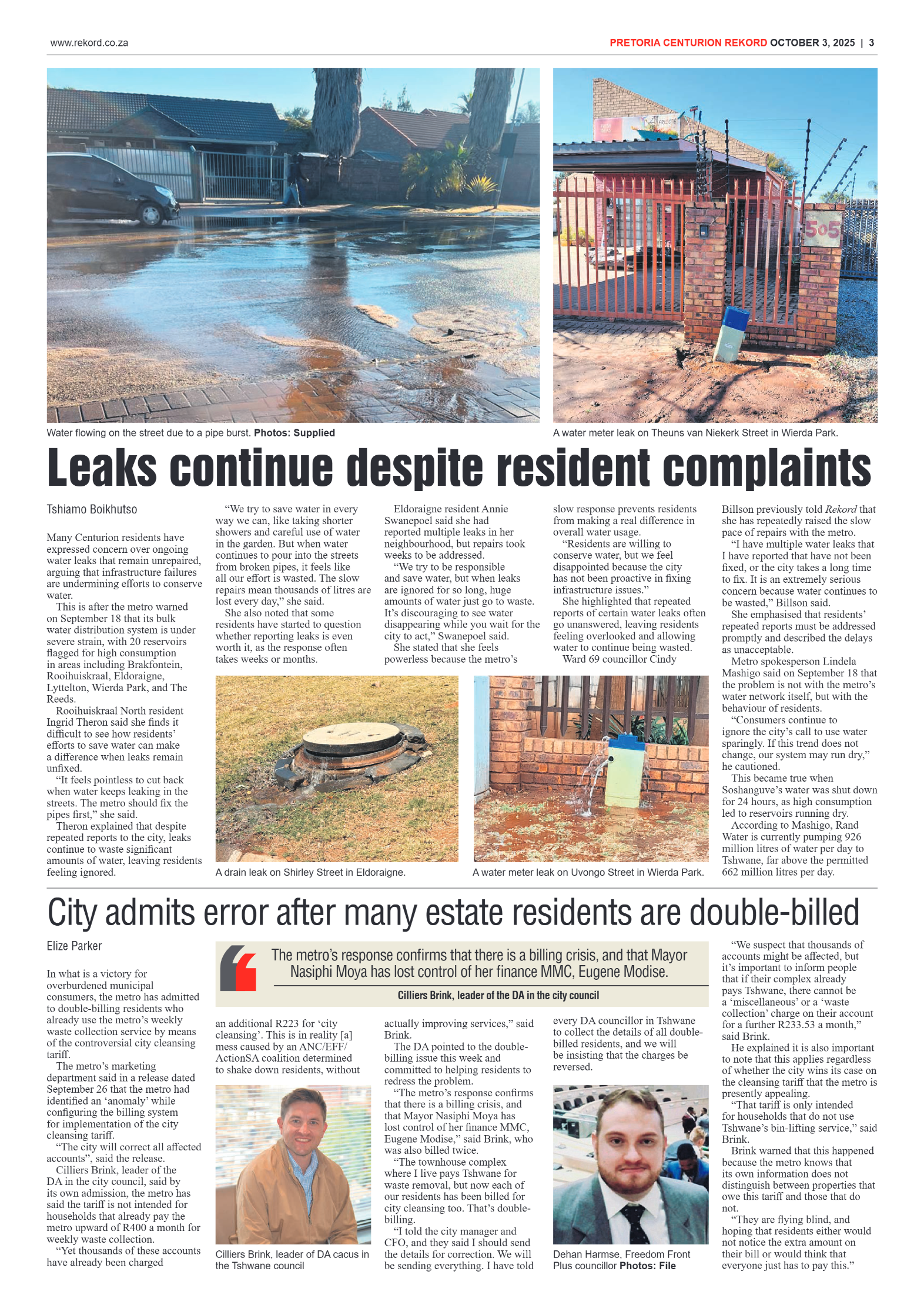 Rekord Centurion 3 October 2025 page 3