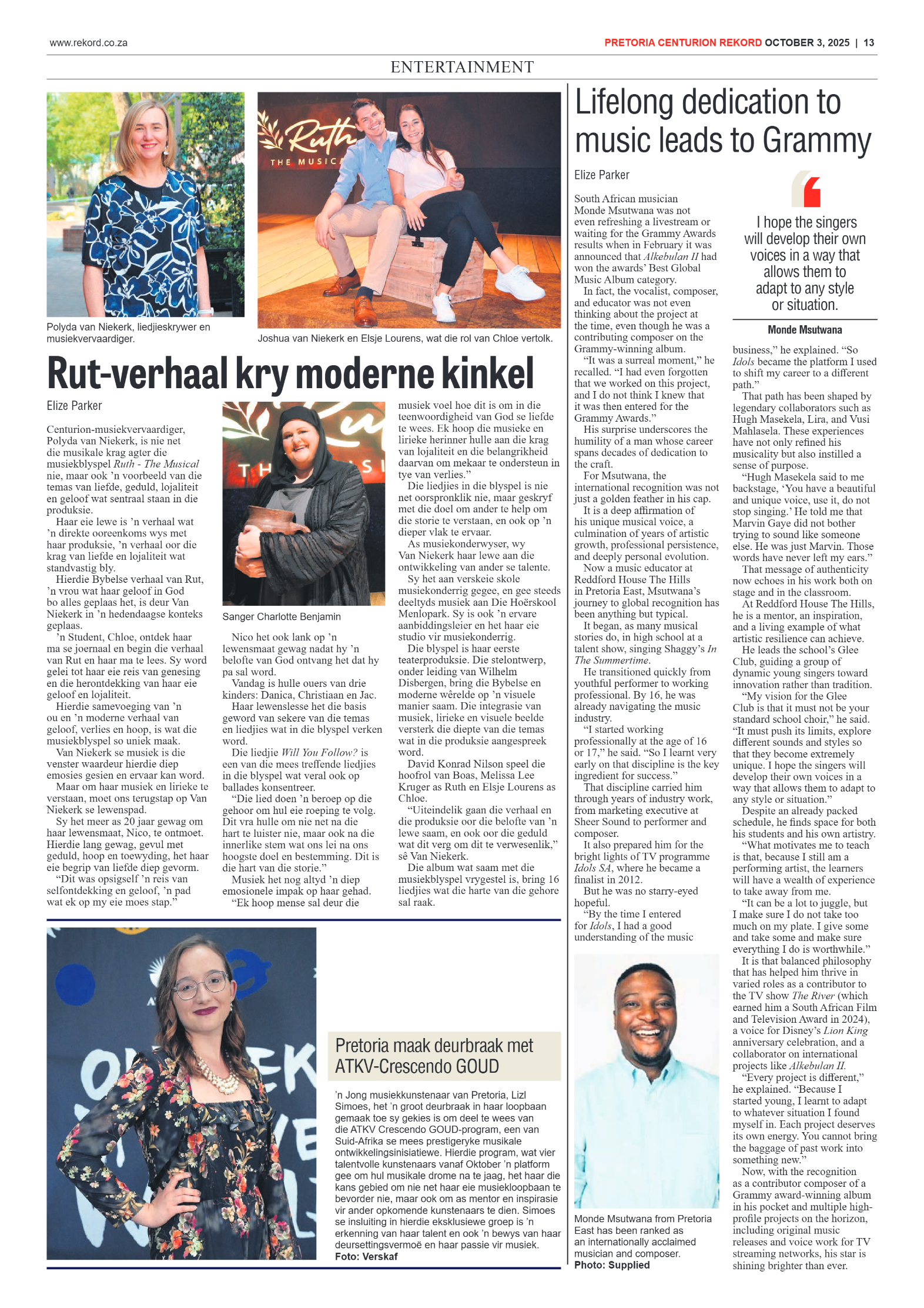 Rekord Centurion 3 October 2025 page 5