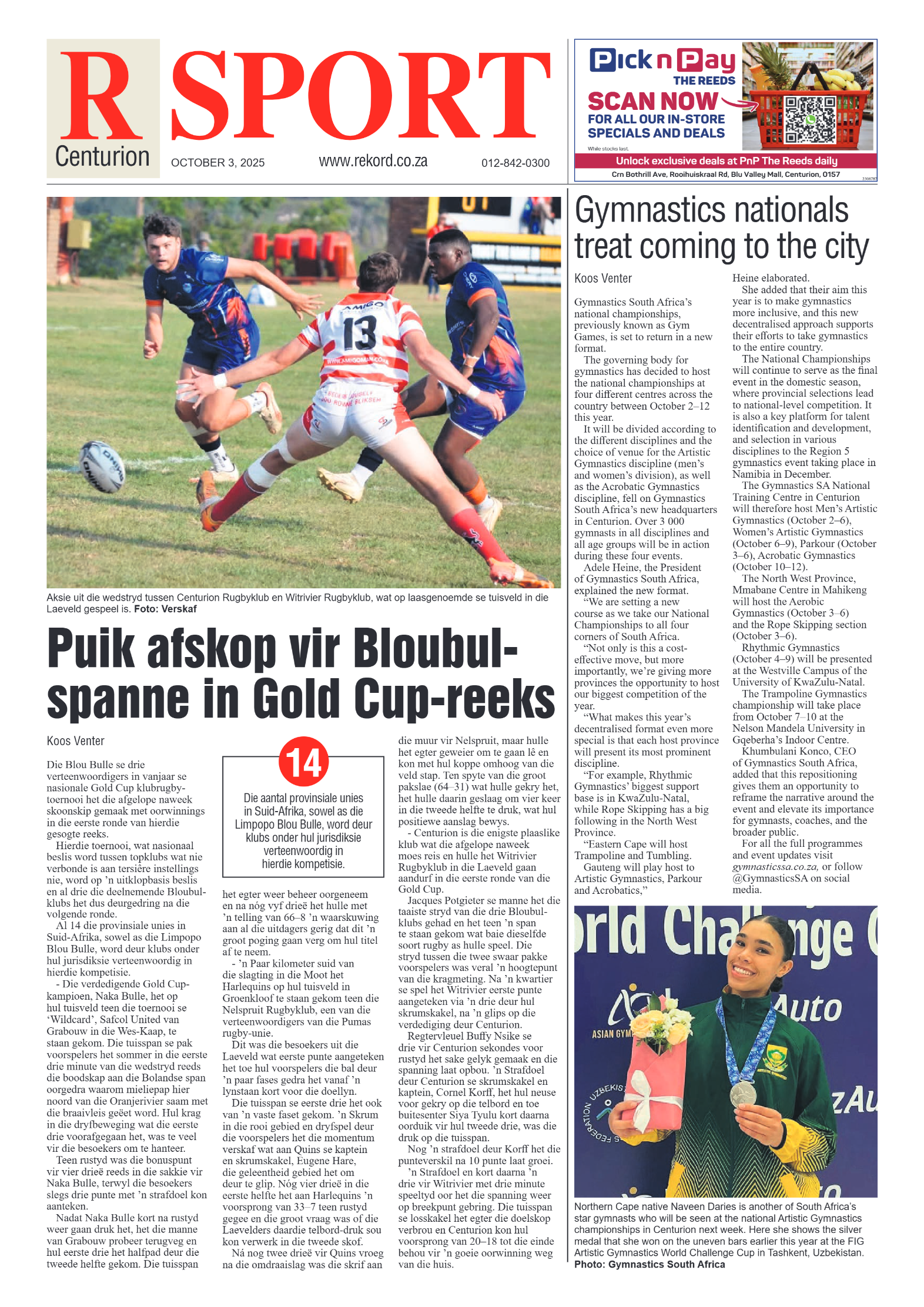 Rekord Centurion 3 October 2025 page 8