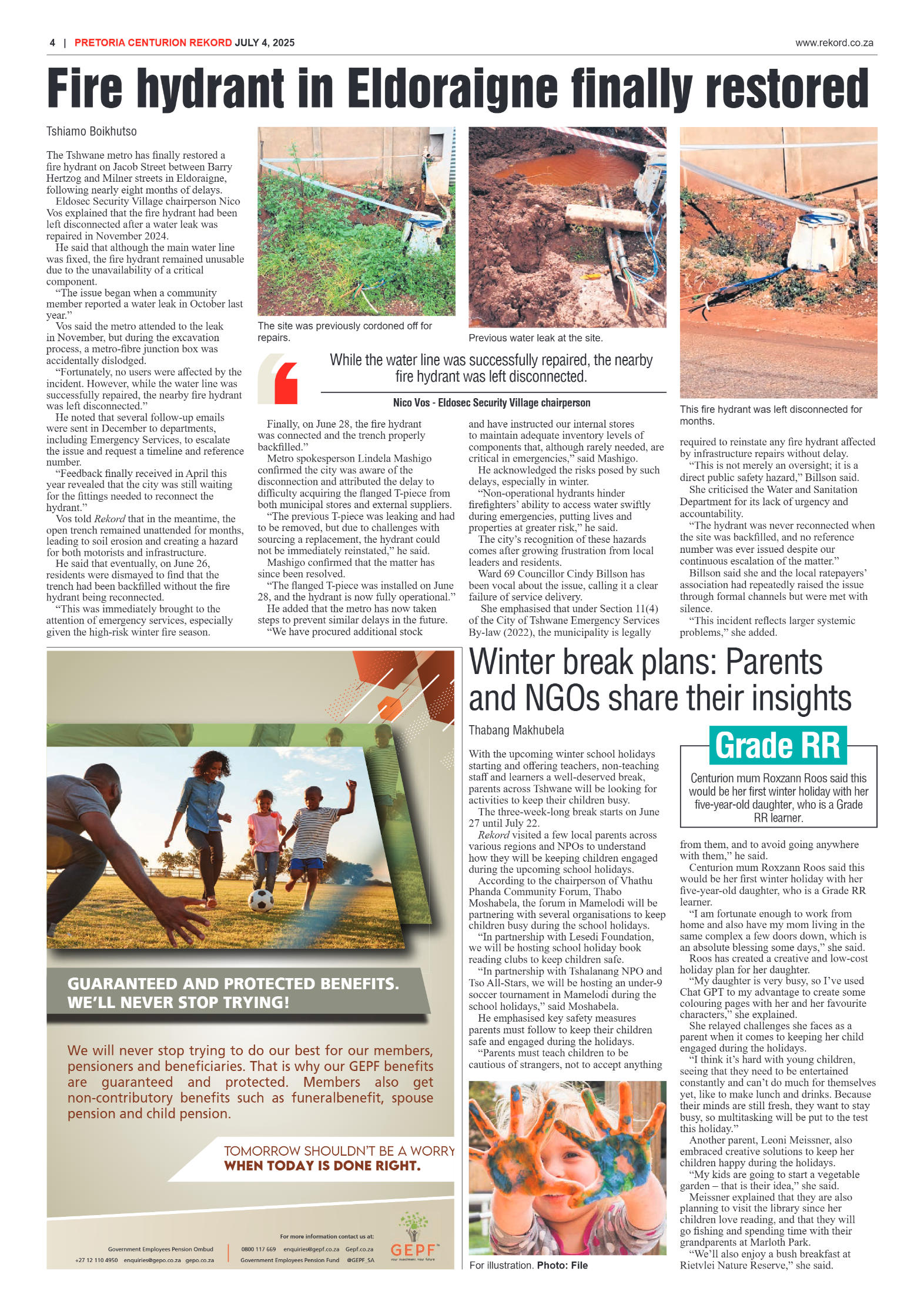 Rekord Centurion 4 July 2025 page 4