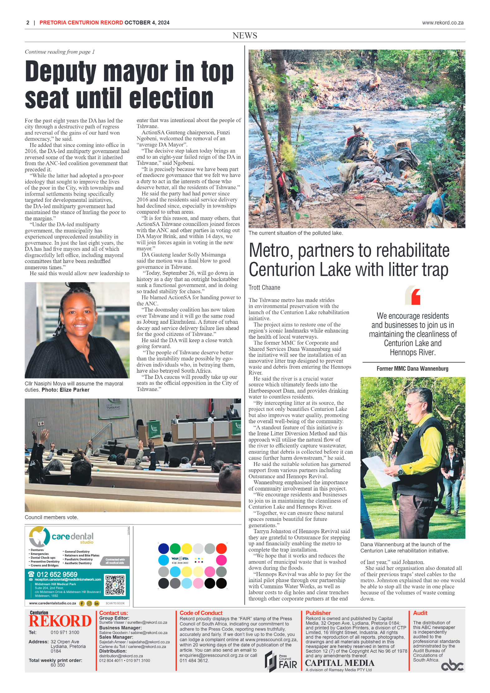 Rekord Centurion 4 October 2024 page 2