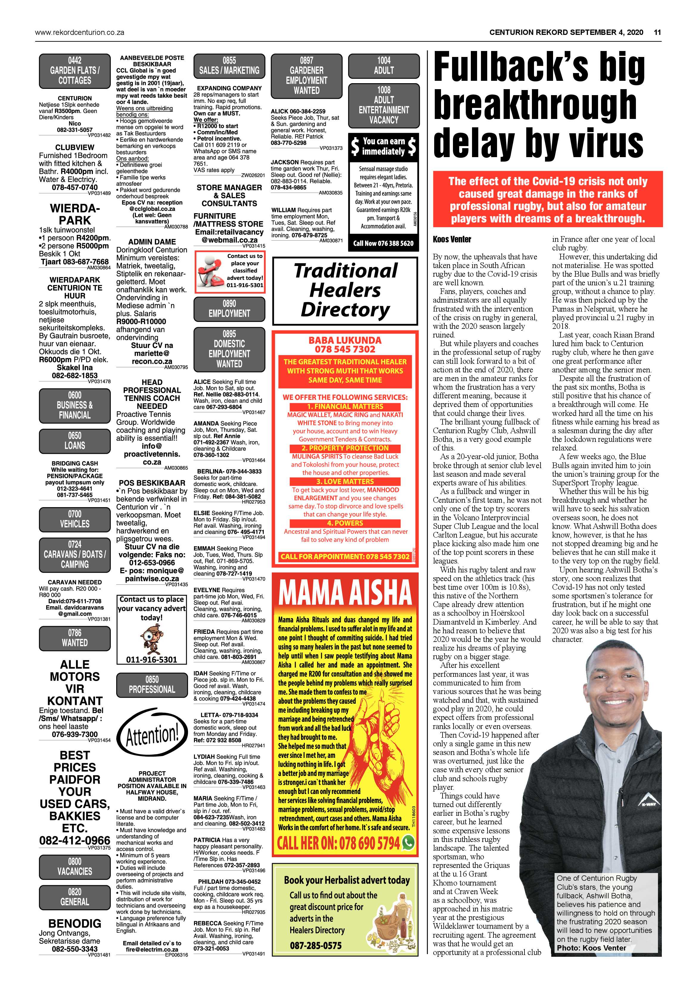 Rekord Centurion 4 September 2020 page 11