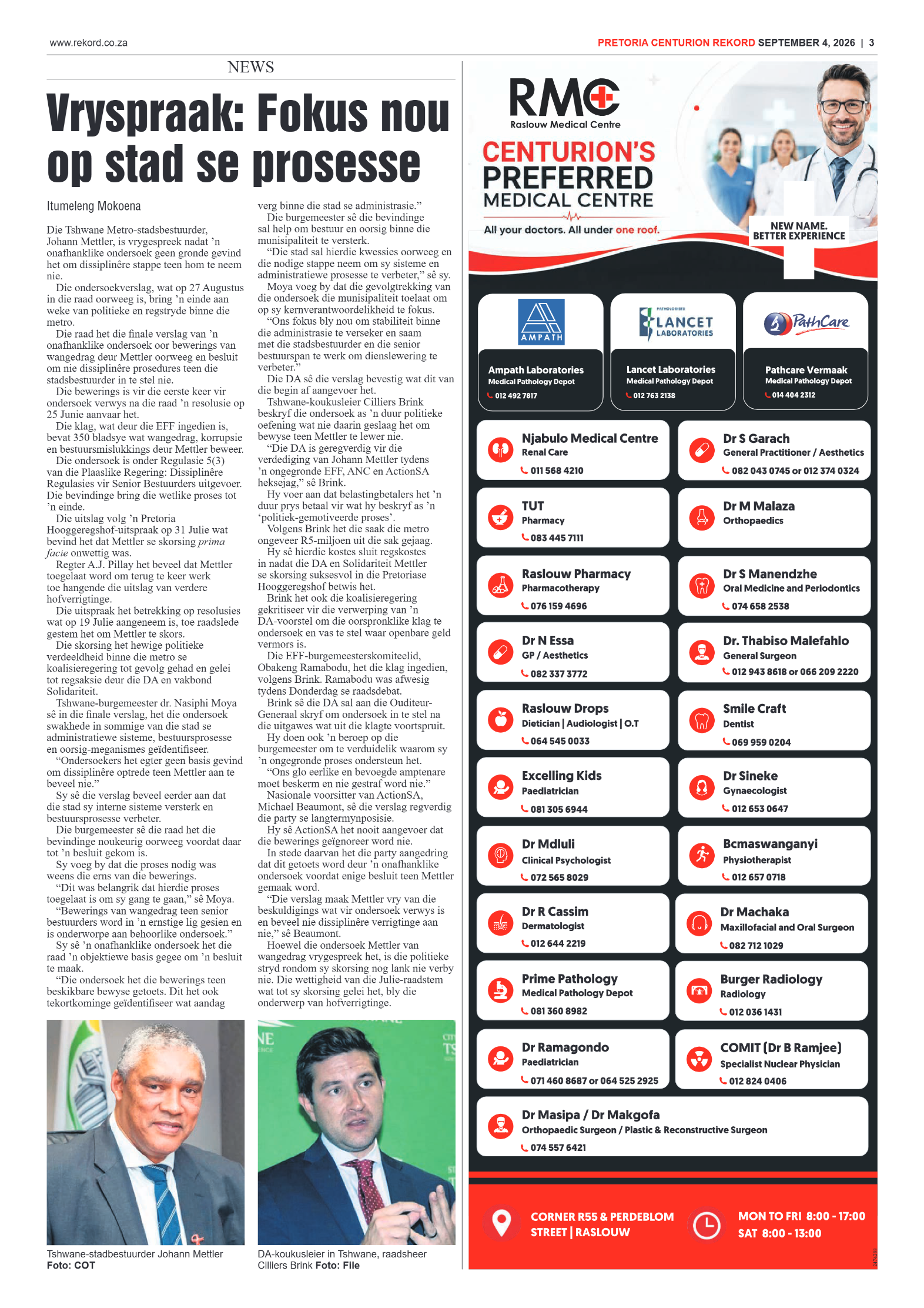 Rekord Centurion 4 September 2026 page 3