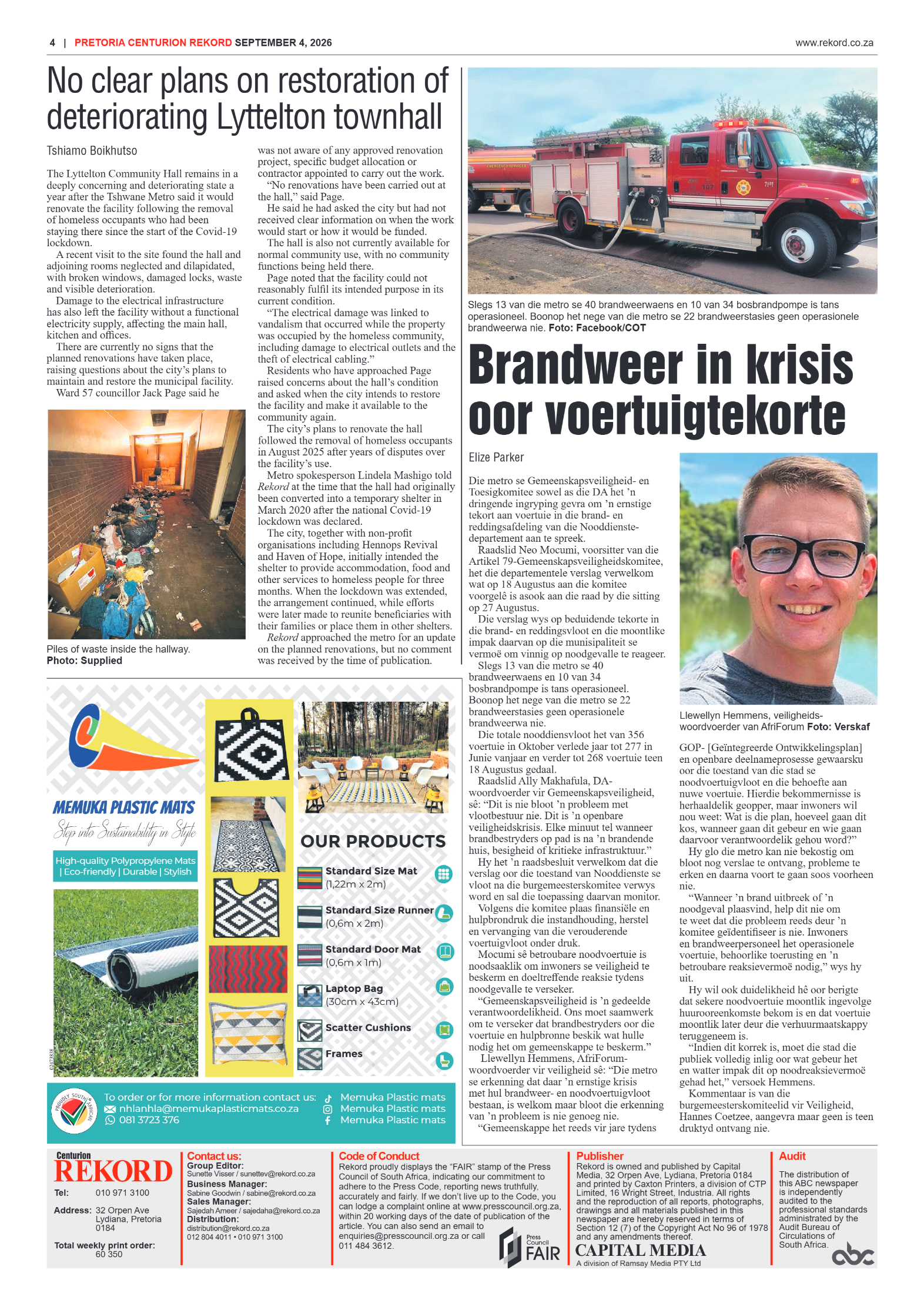 Rekord Centurion 4 September 2026 page 4