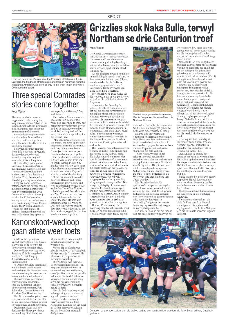 Rekord Centurion 5 July 2024 page 7