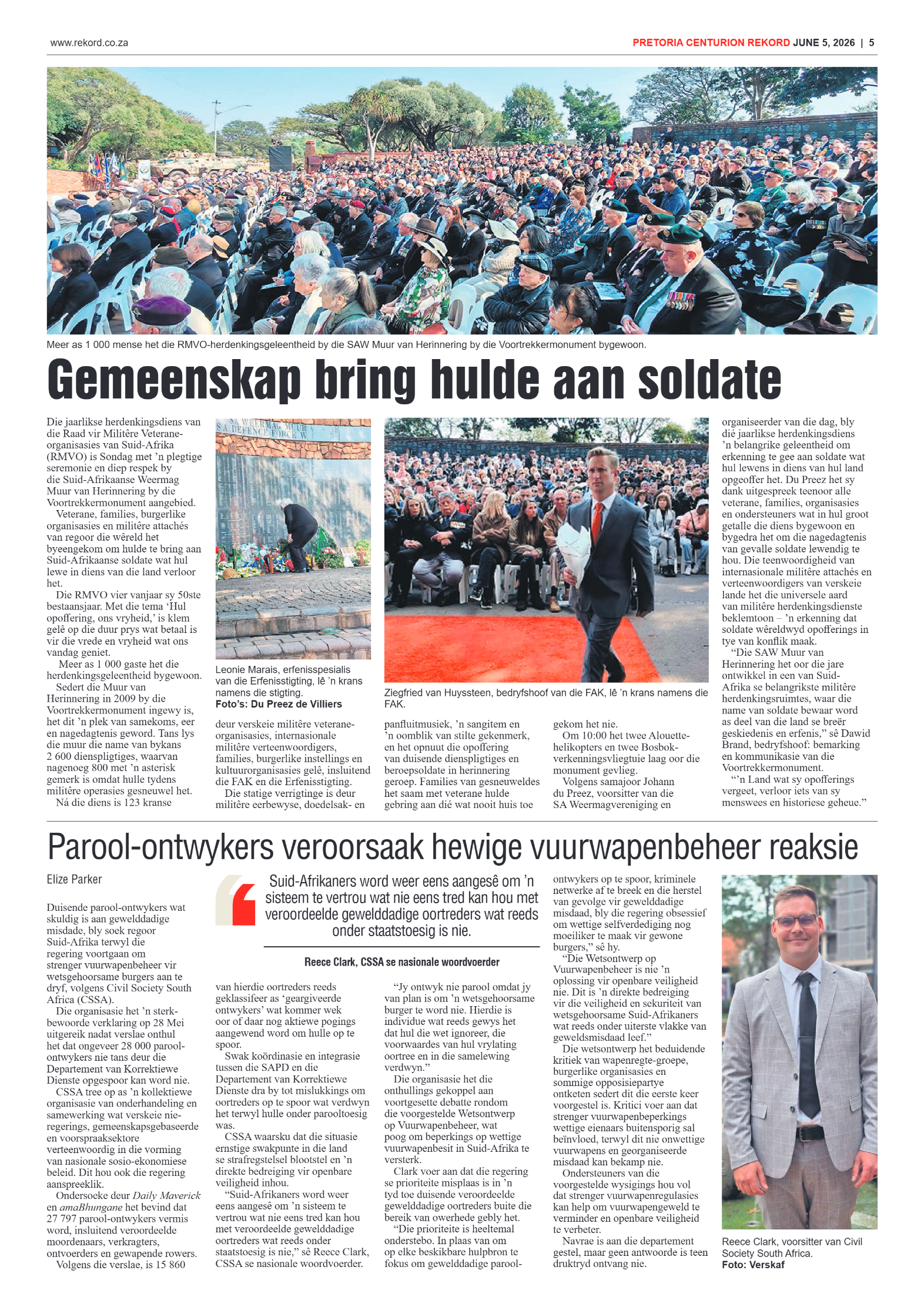 Rekord Centurion 5 June 2026 page 5