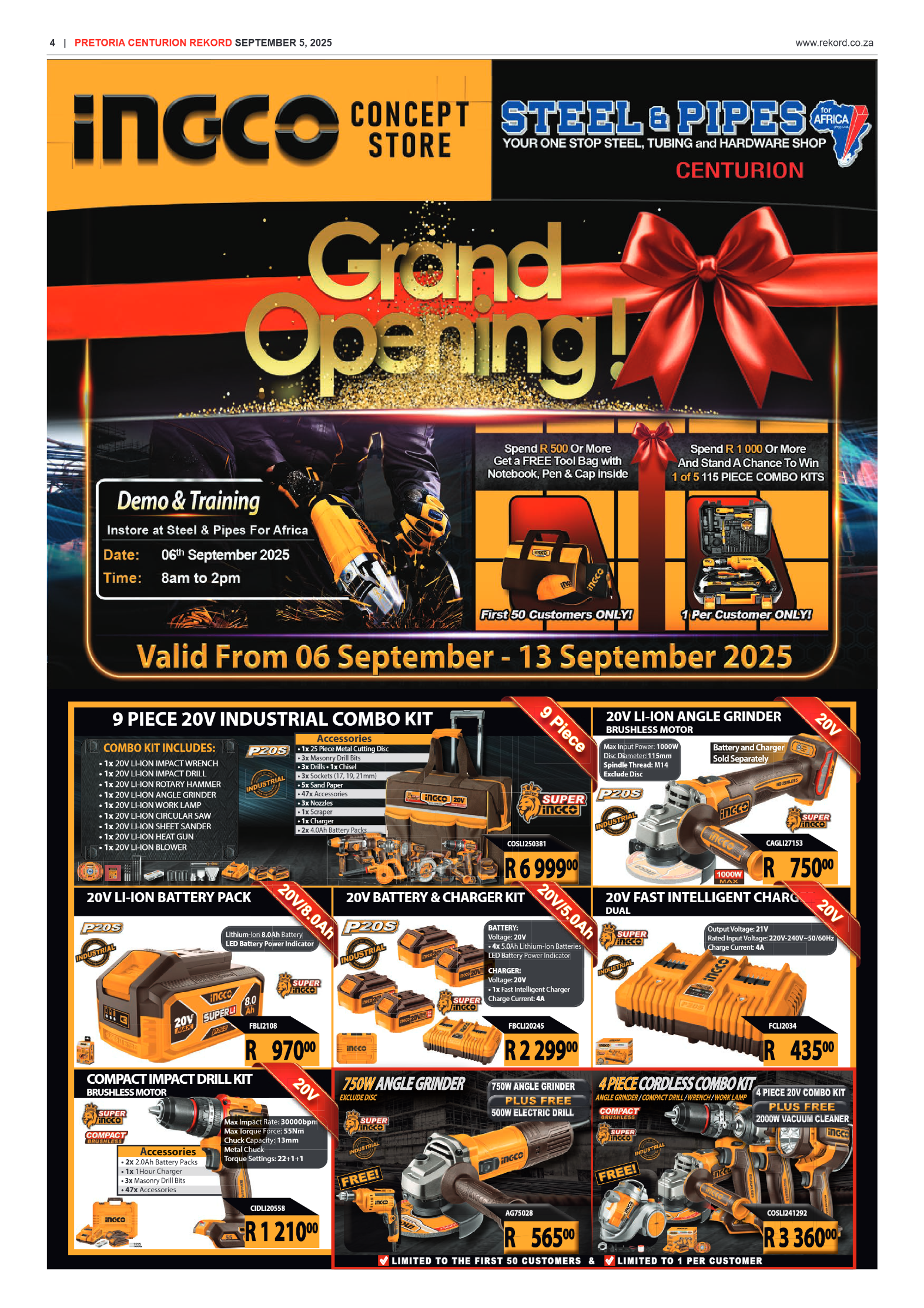 Rekord Centurion 5 September 2025 page 4