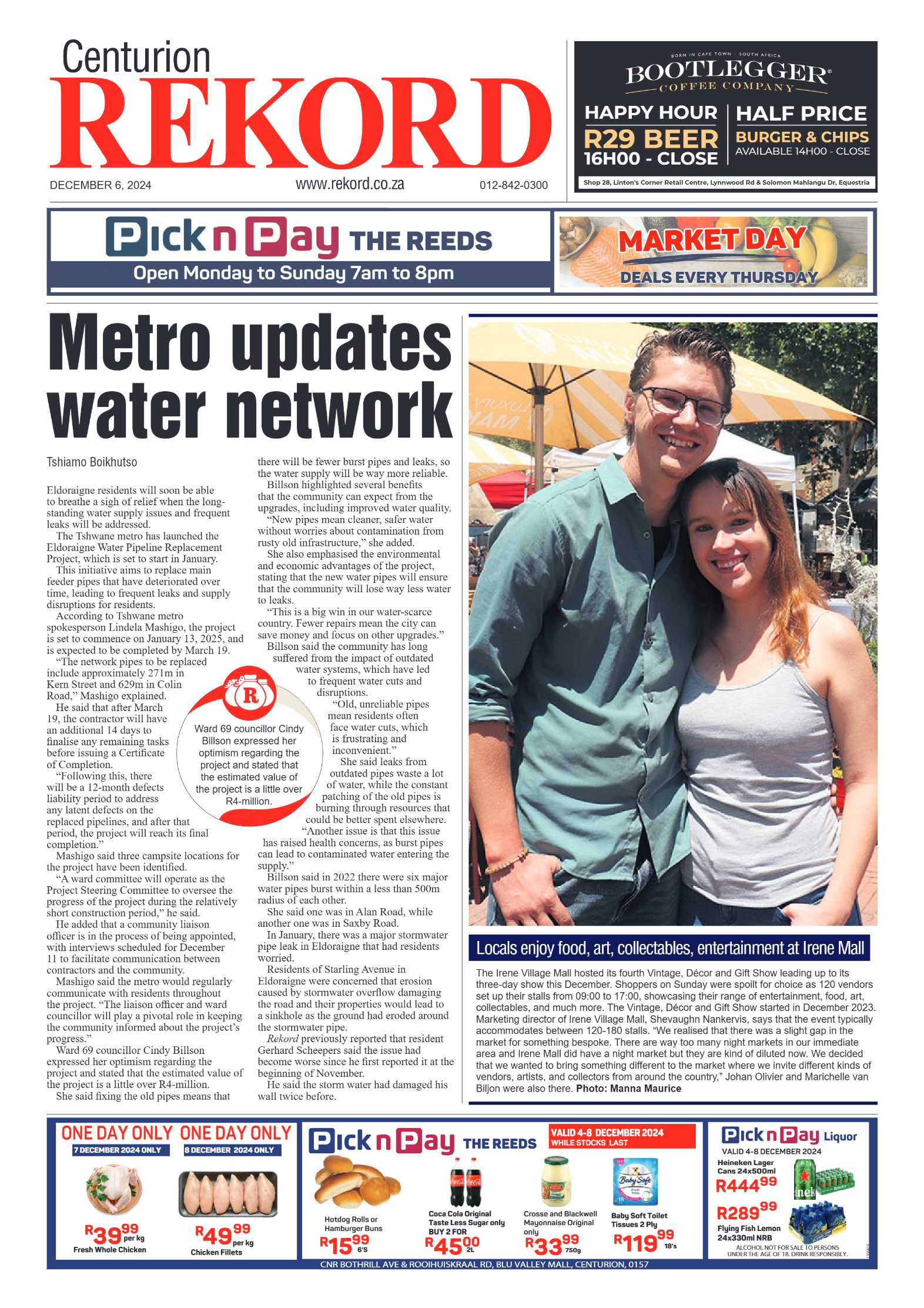 Rekord Centurion 6 December 2024 page 1
