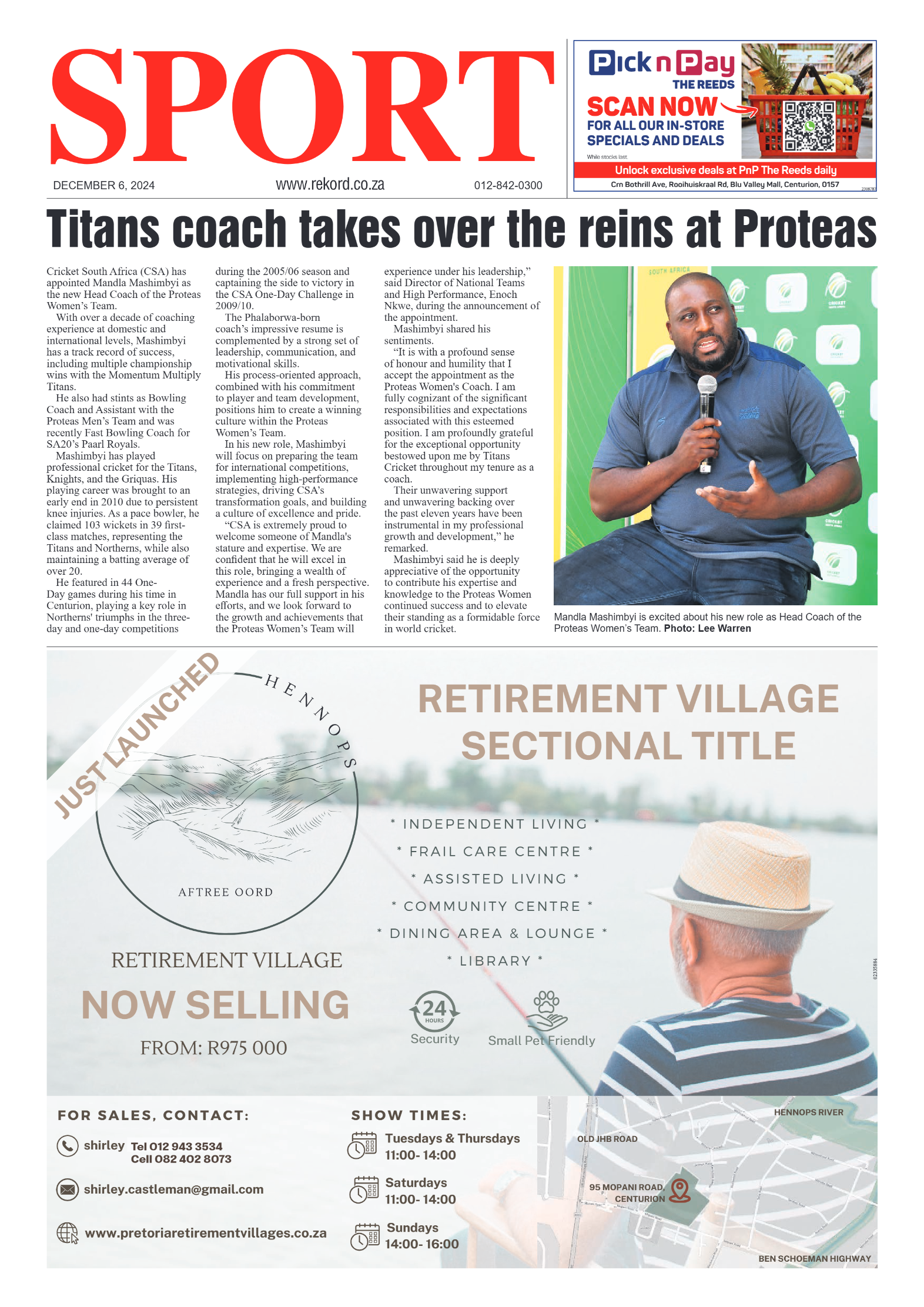 Rekord Centurion 6 December 2024 page 12