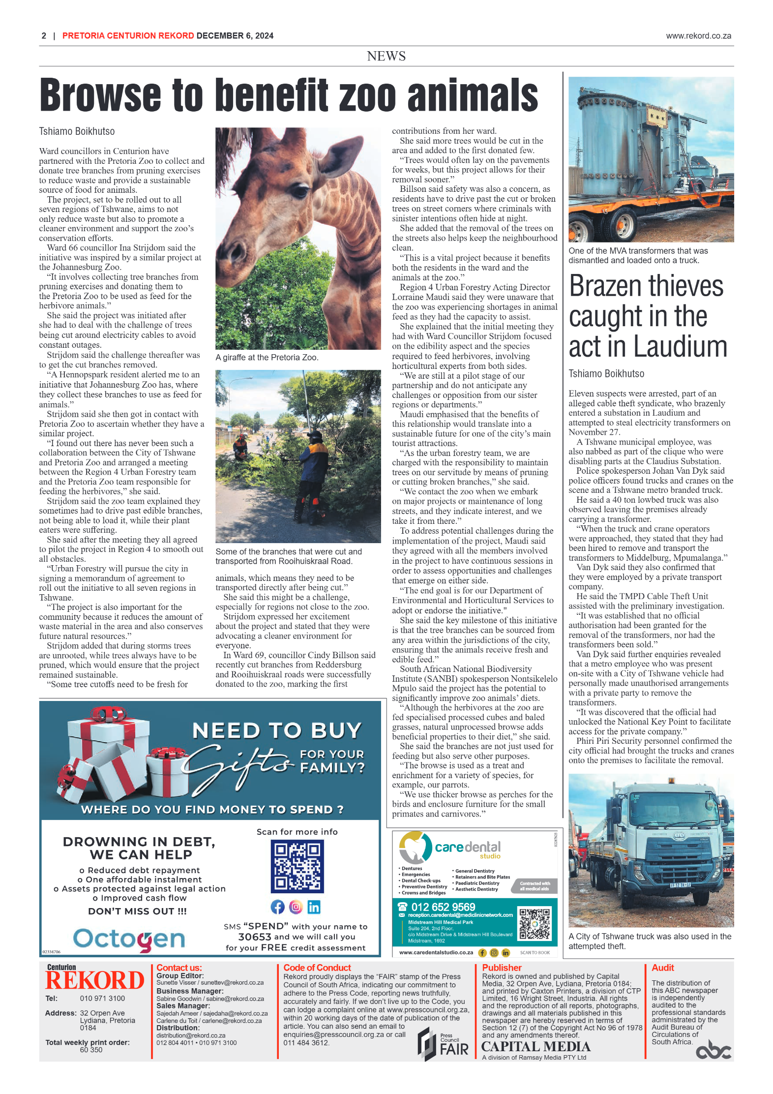 Rekord Centurion 6 December 2024 page 2