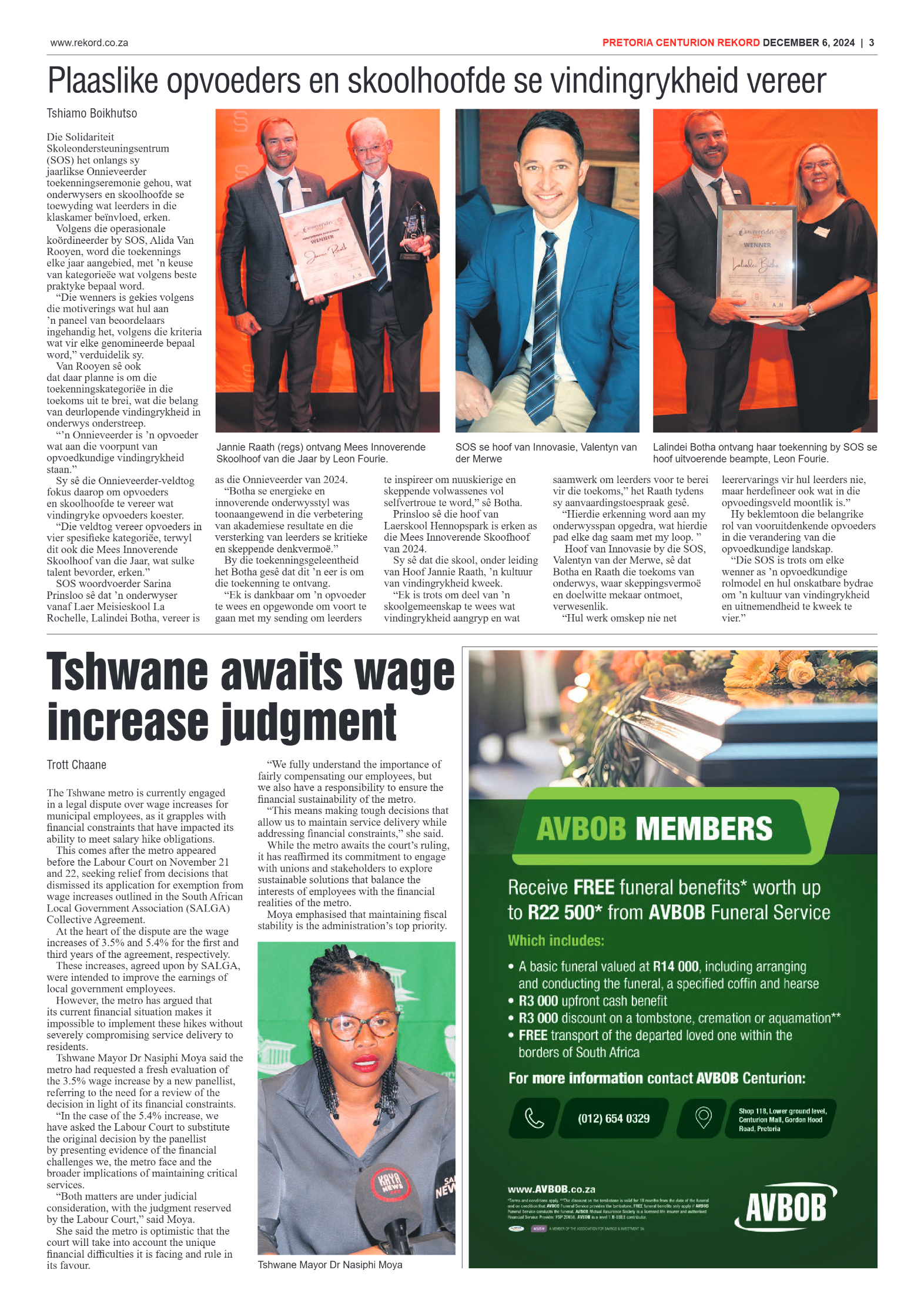 Rekord Centurion 6 December 2024 page 3