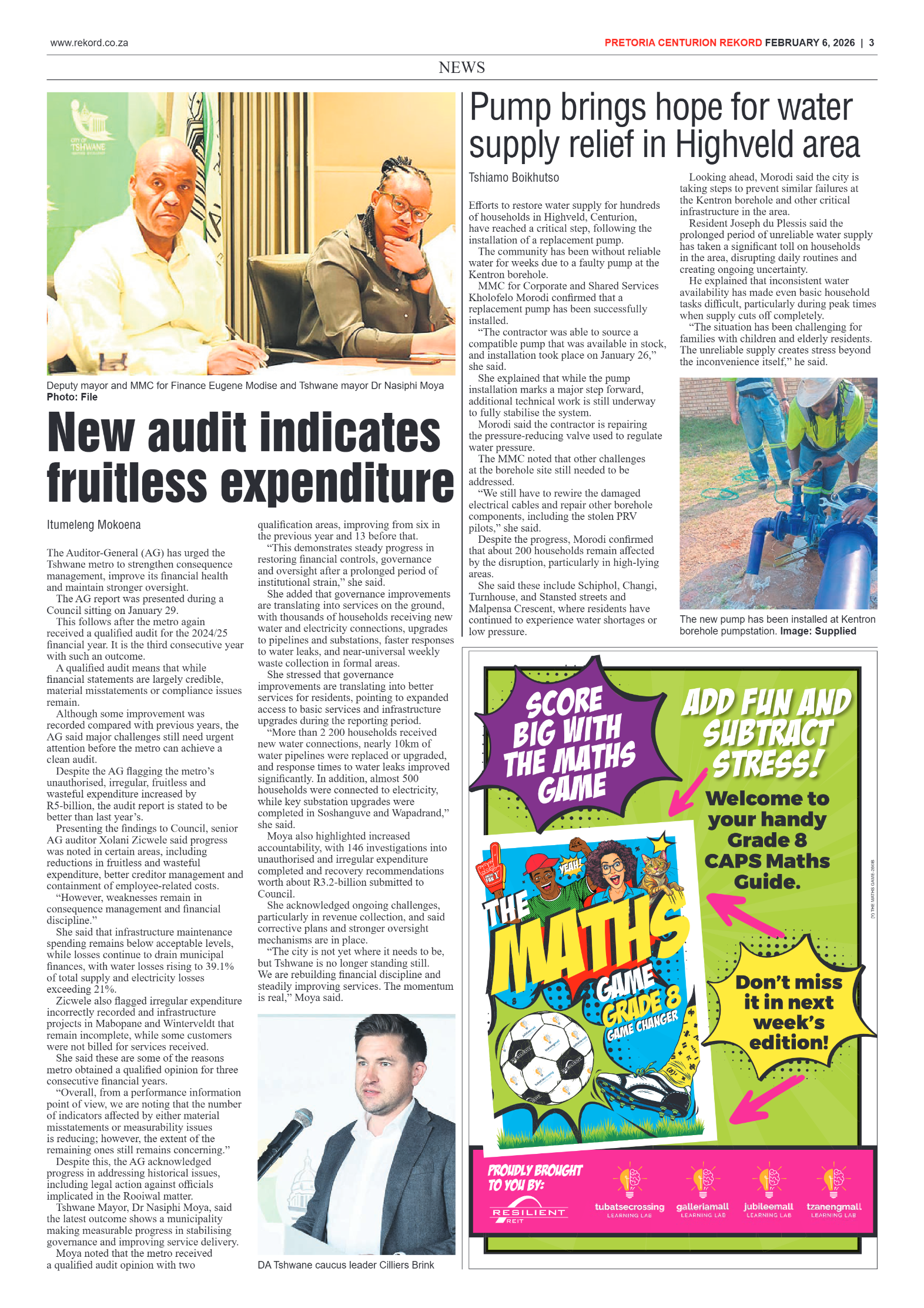 Rekord Centurion 6 February 2026 page 3