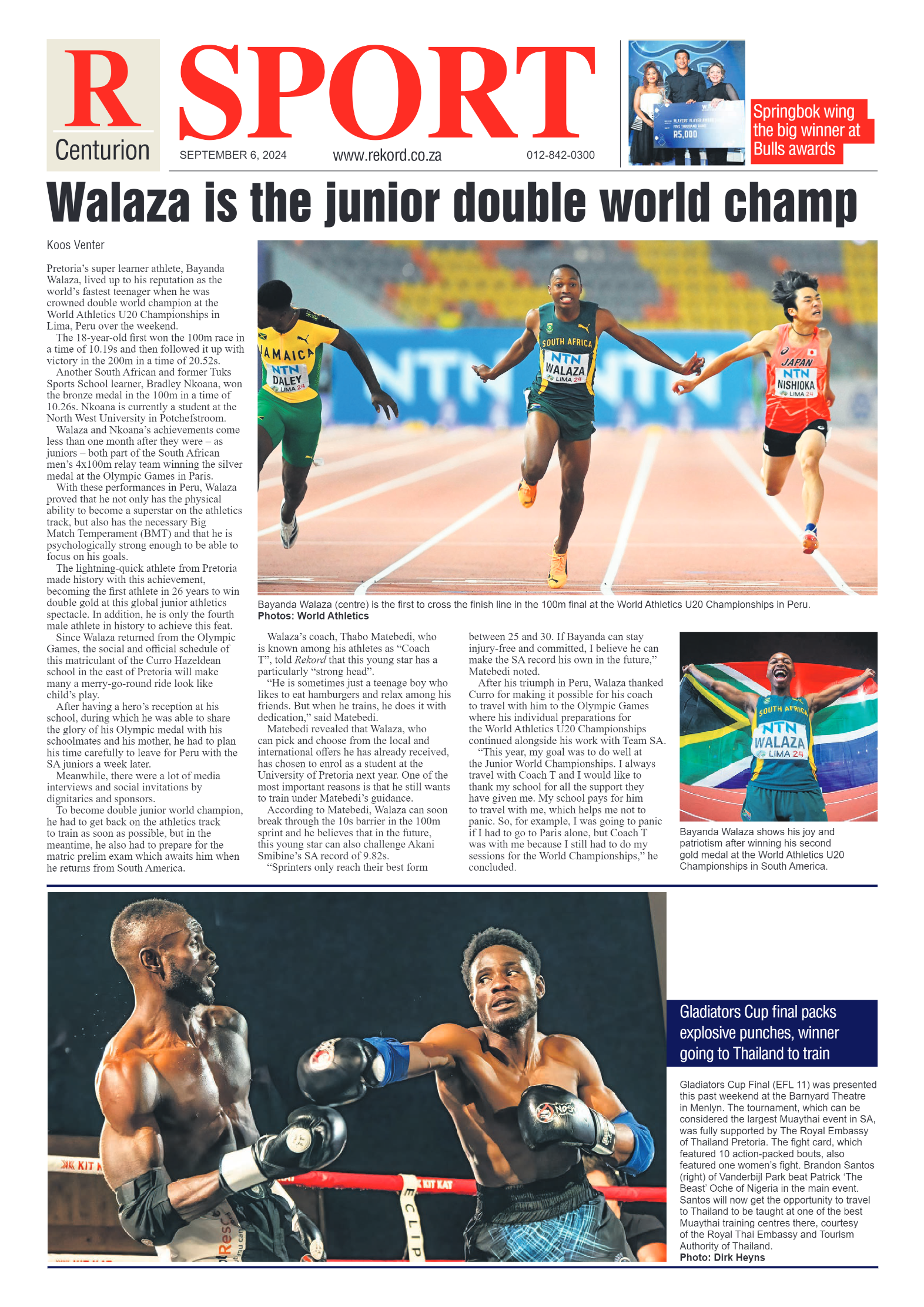Rekord Centurion 6 September 2024 page 12