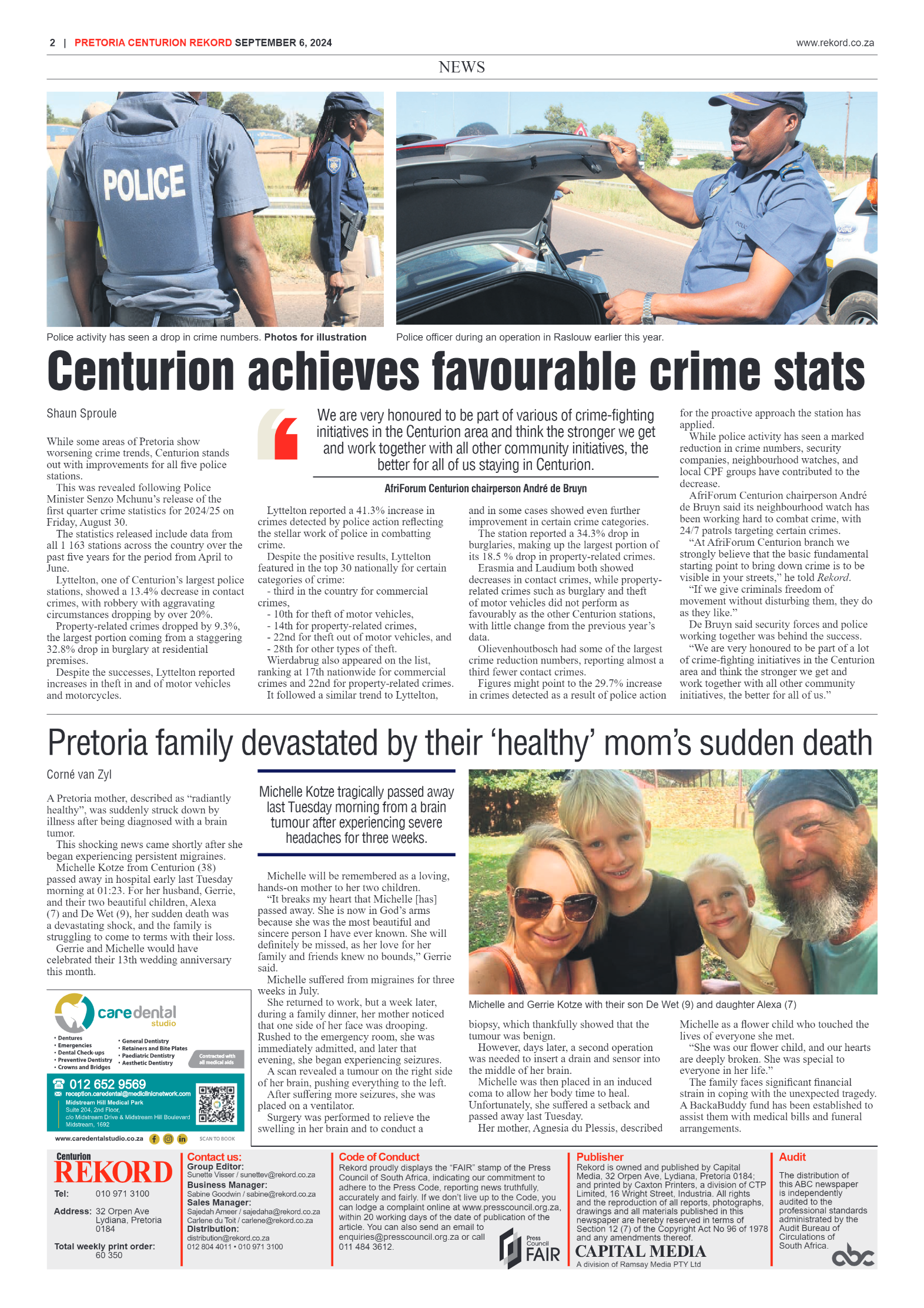 Rekord Centurion 6 September 2024 page 2