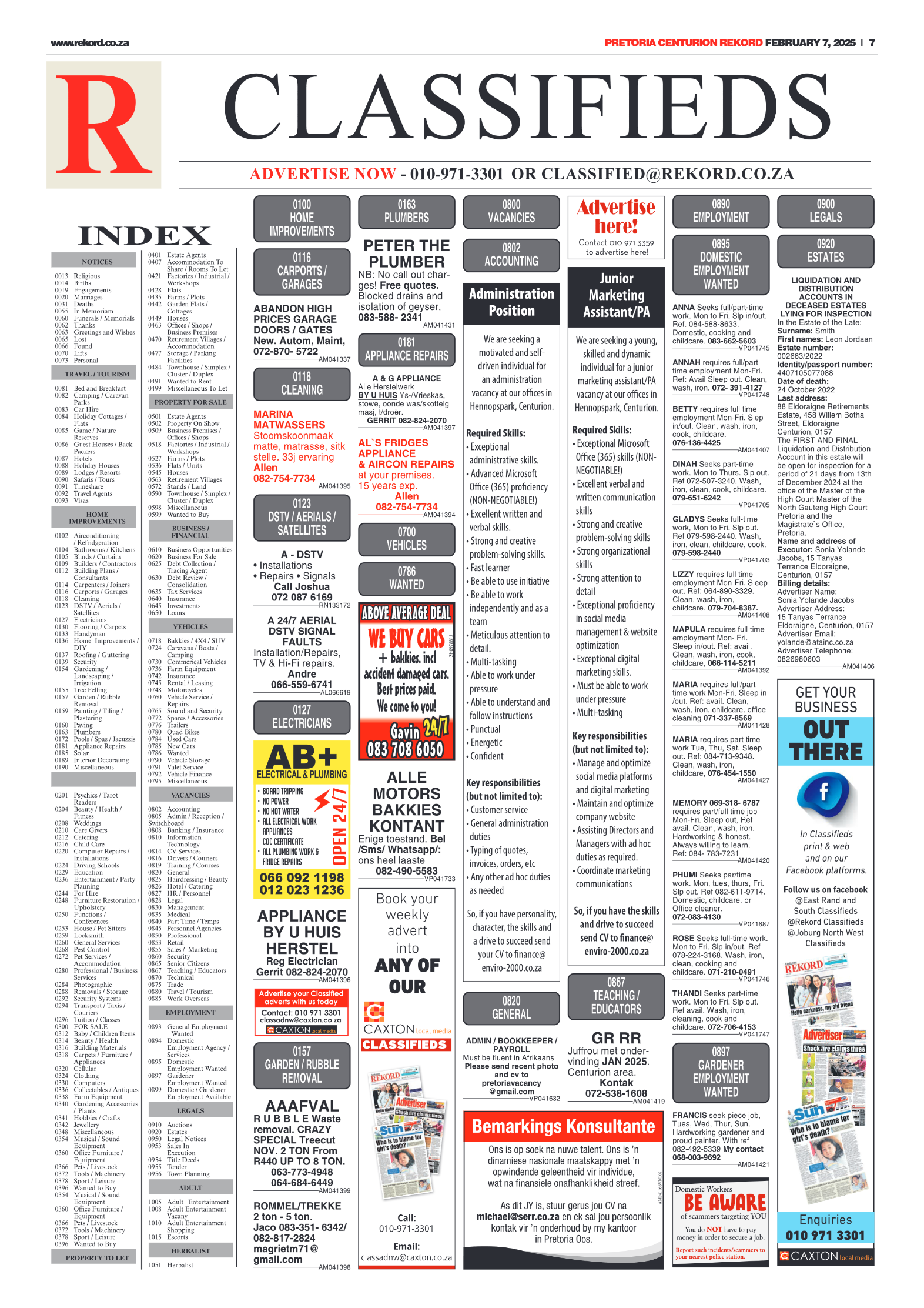Rekord Centurion 7 February 2025 page 7
