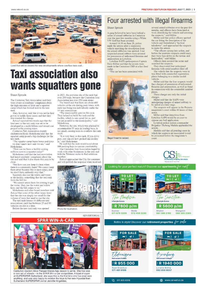 Rekord Centurion 7 July 2023 page 3