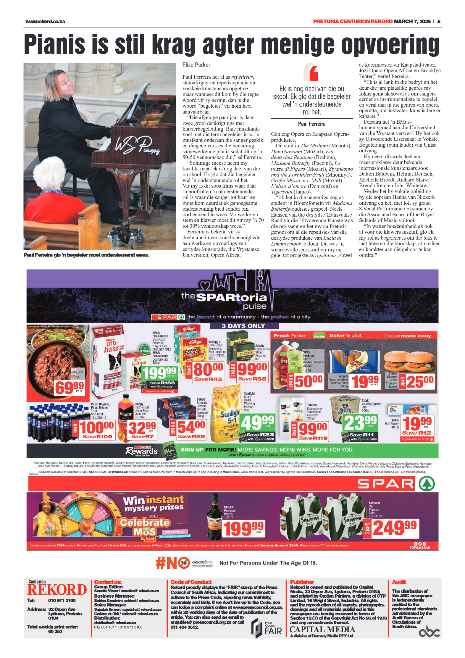 Rekord Centurion 7 March 2025 page 5