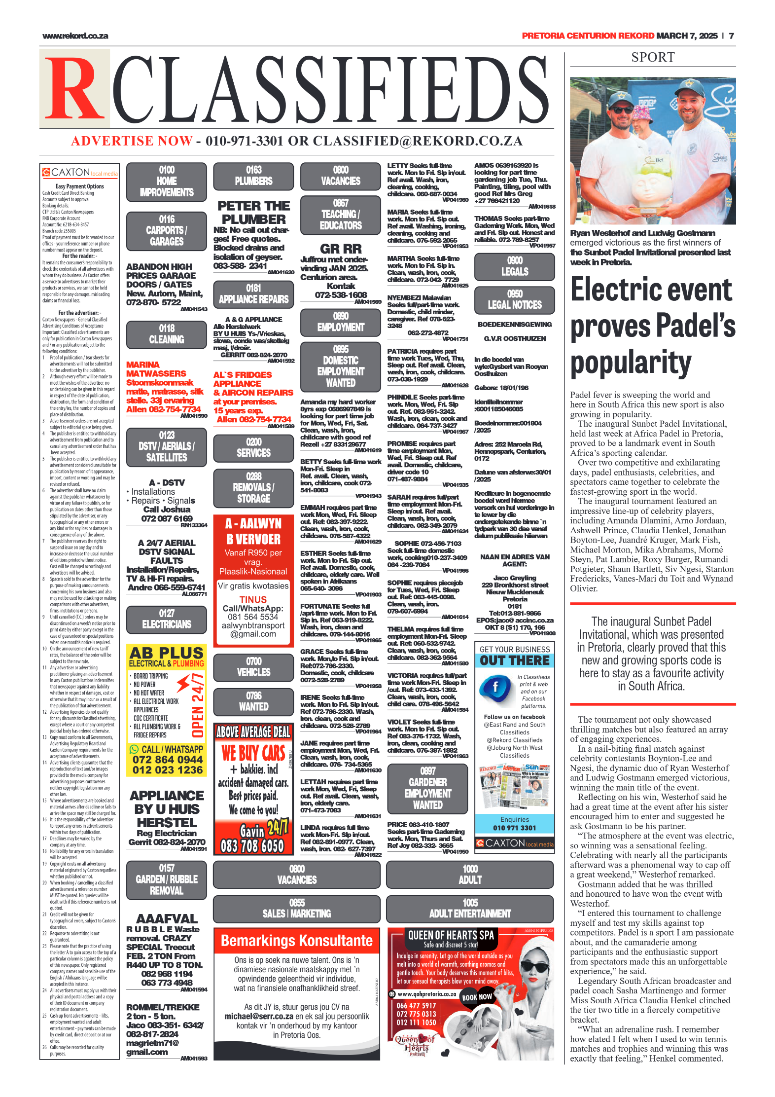 Rekord Centurion 7 March 2025 page 7